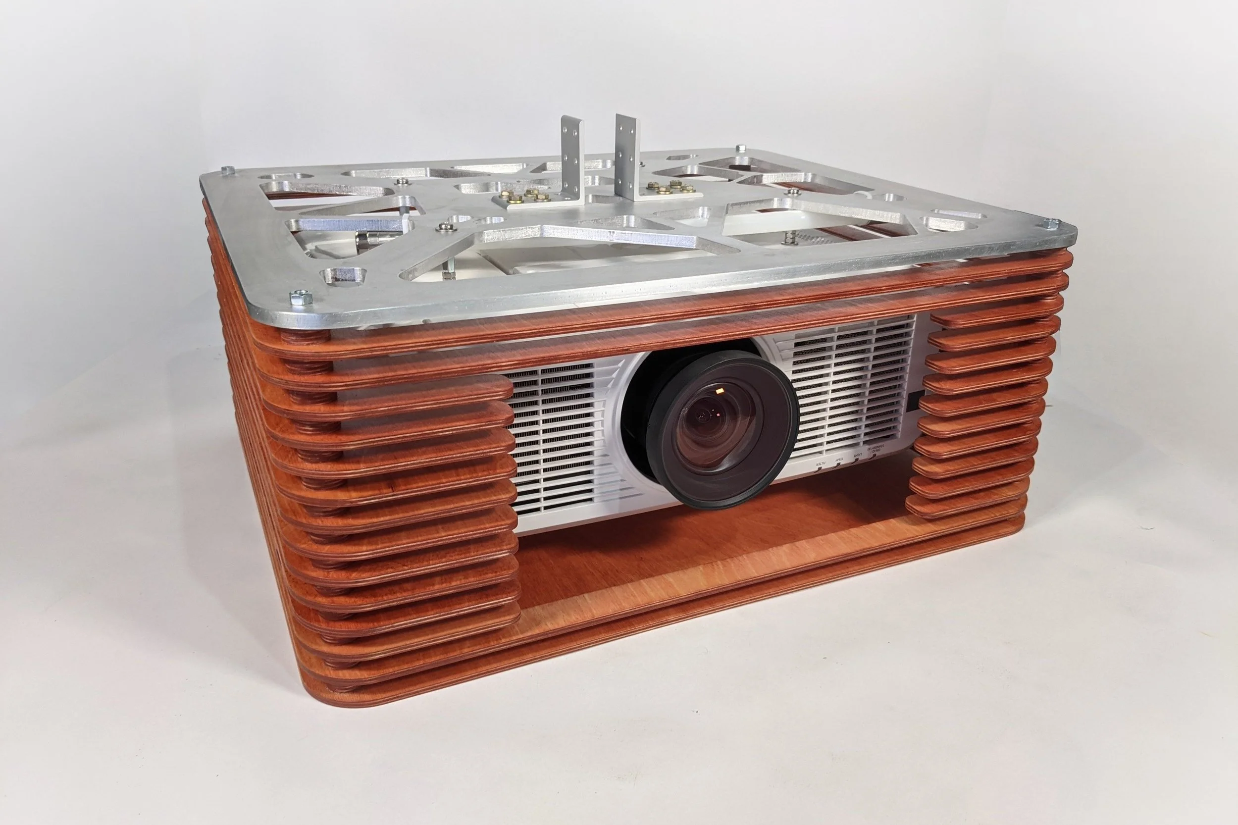 Lumenarius Amazon Kindle Installation generative Design CNC Projector Enclosure Interface System