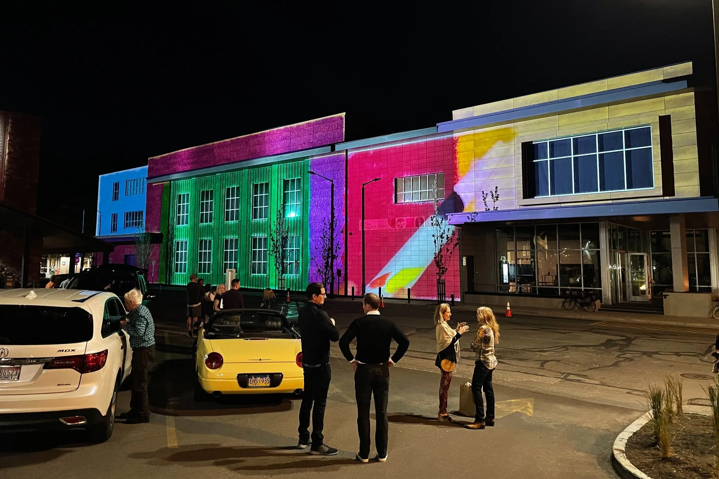 Lumenarius 3D Projection Mapping Installation Event The Argyros Ketchum Idaho