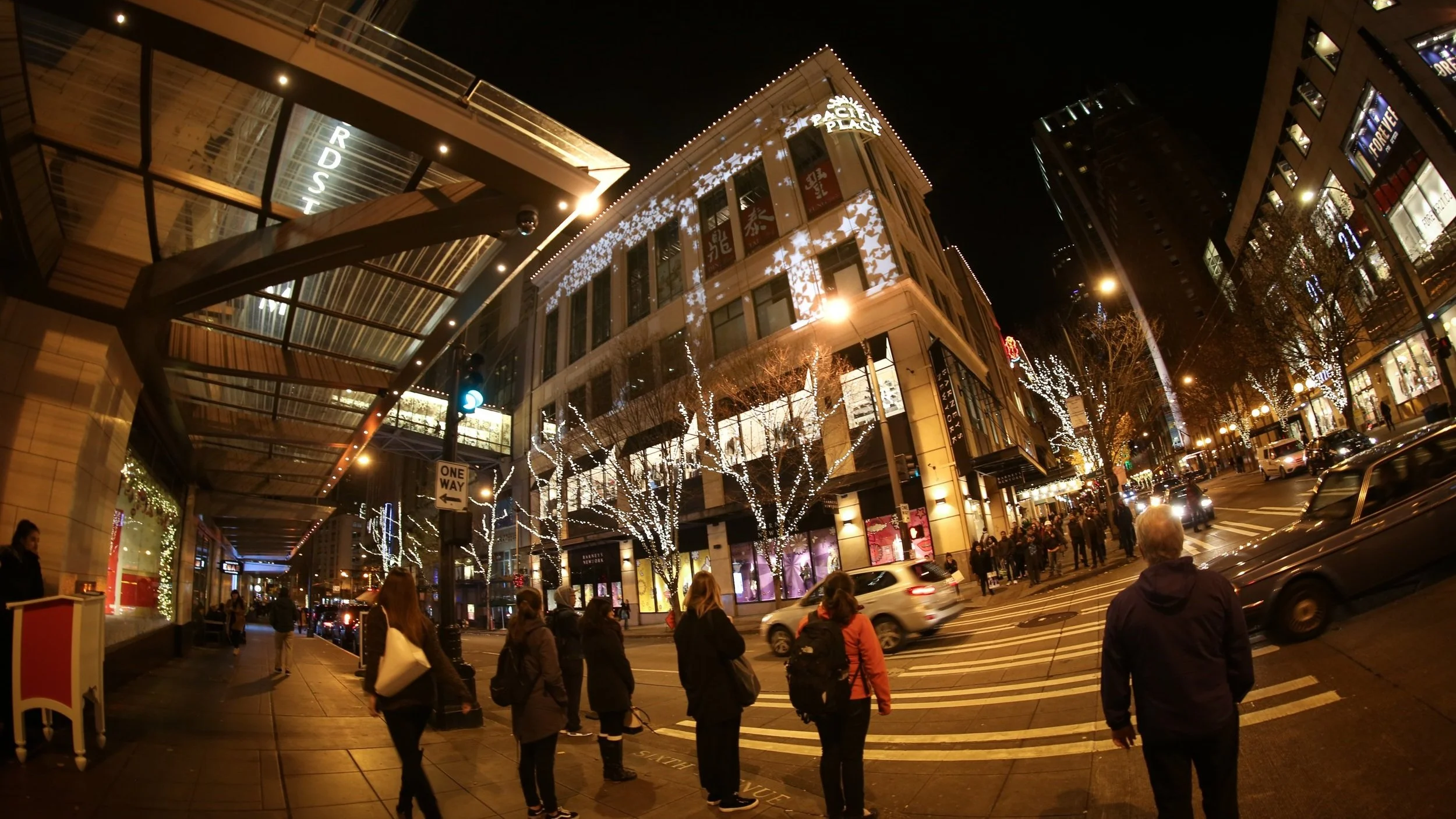 Lumenarius 3D Projection Mapping Installation Pacific Place Shopping Center Mall Seattle