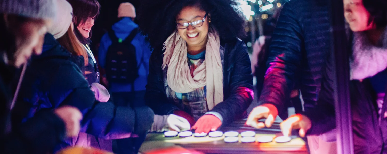 Interactive projection installation by NOVA Light Labs