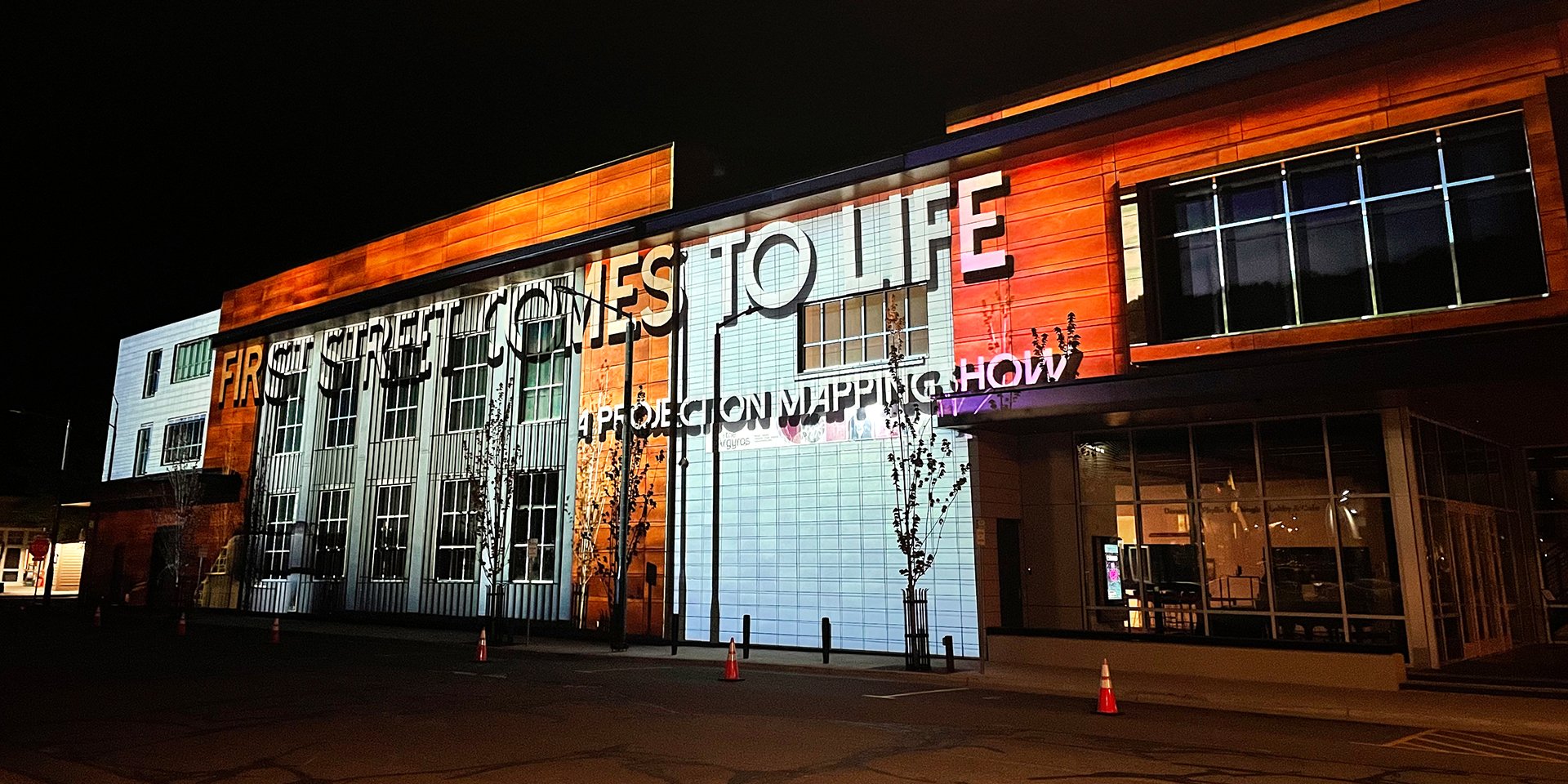 Lumenarius 3D Projection Mapping System Installation Portfolio Creative Video Art Event The Argyros Ketchum Idaho