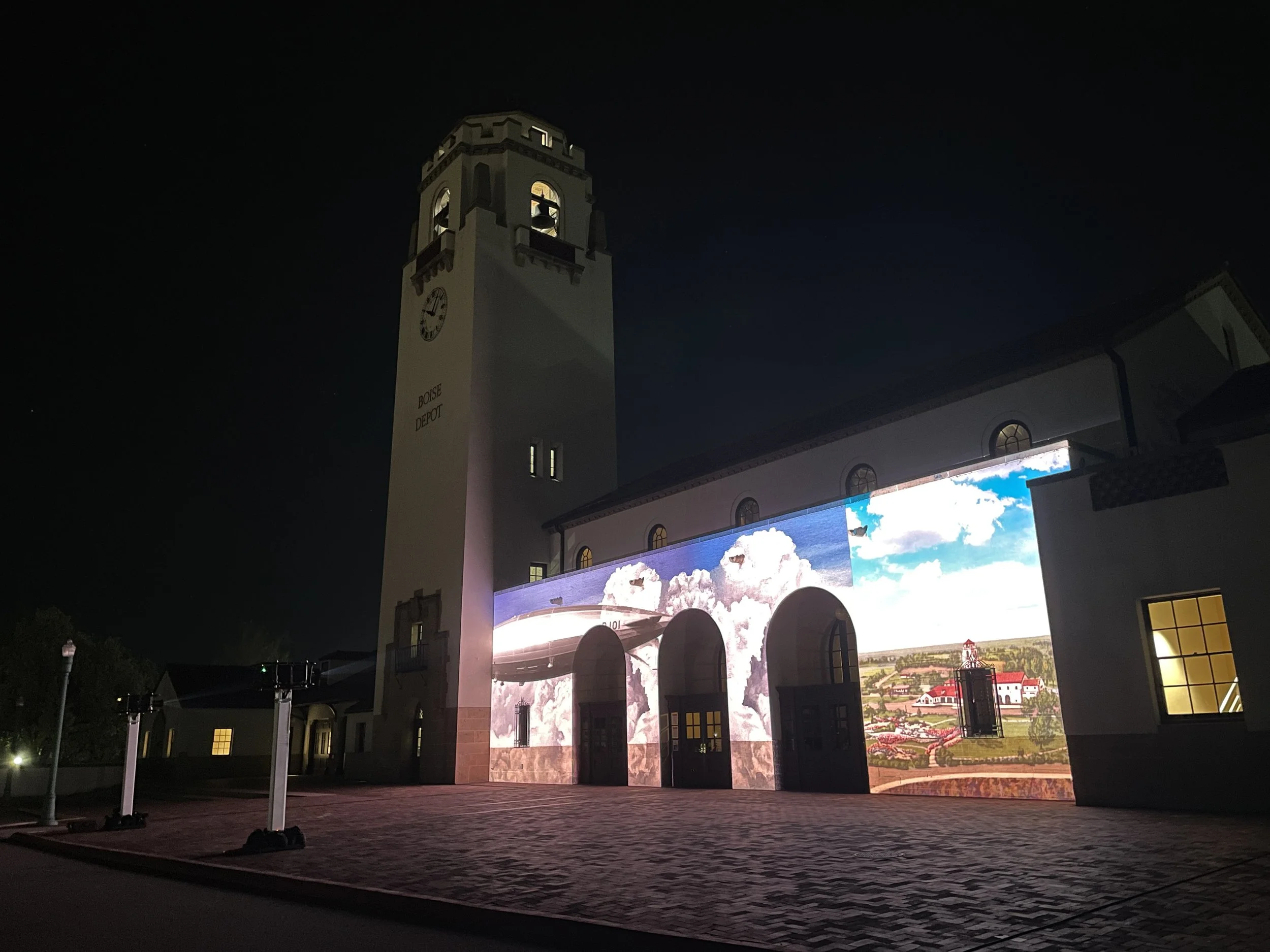 Lumenarius 3D Projection Mapping System - Boise 100th Anniversary Projection Mapping - Gallery 9.JPG