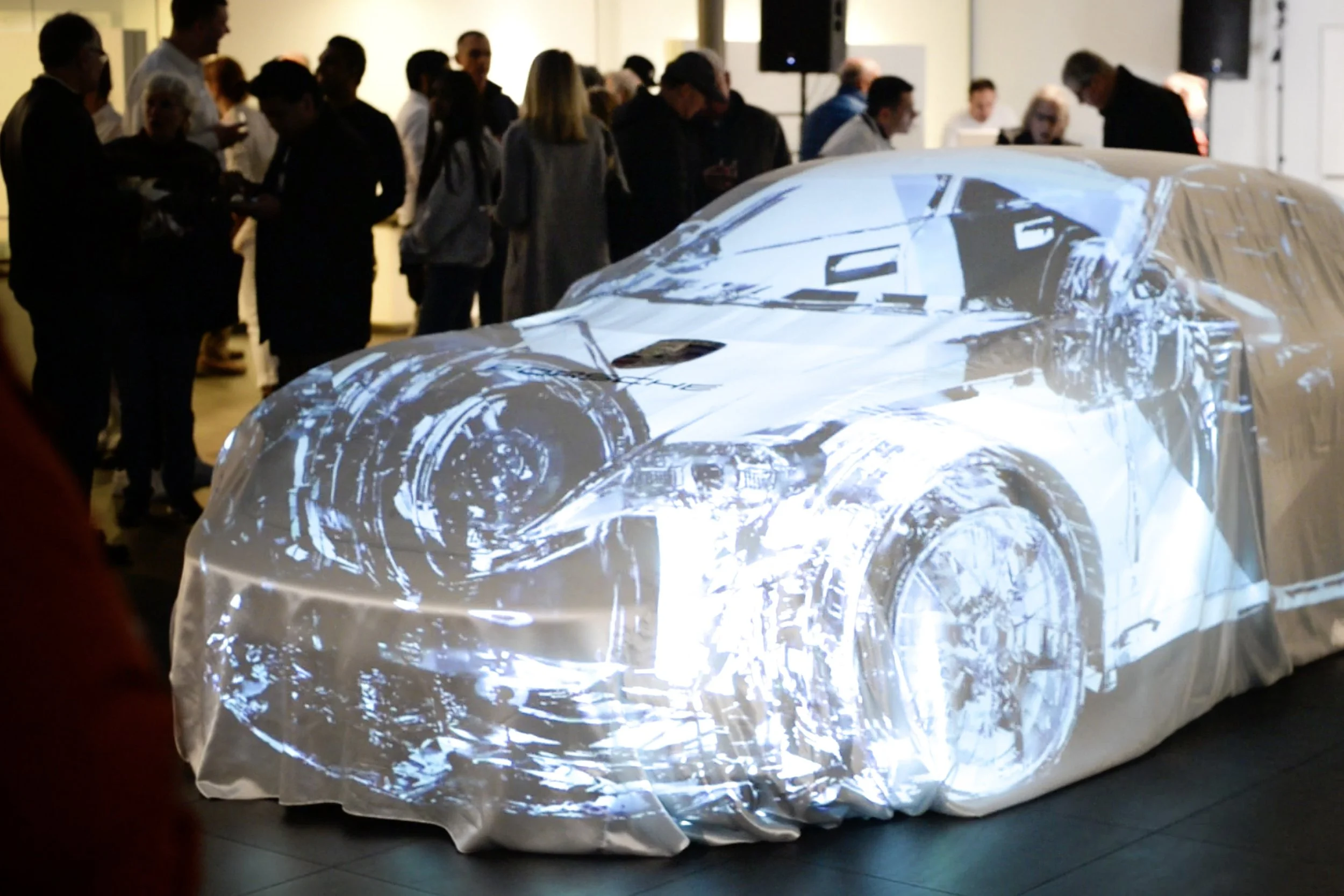 Lumenarius - 3D Projection Mapping System - Porsche Taycan - Bellingham WA