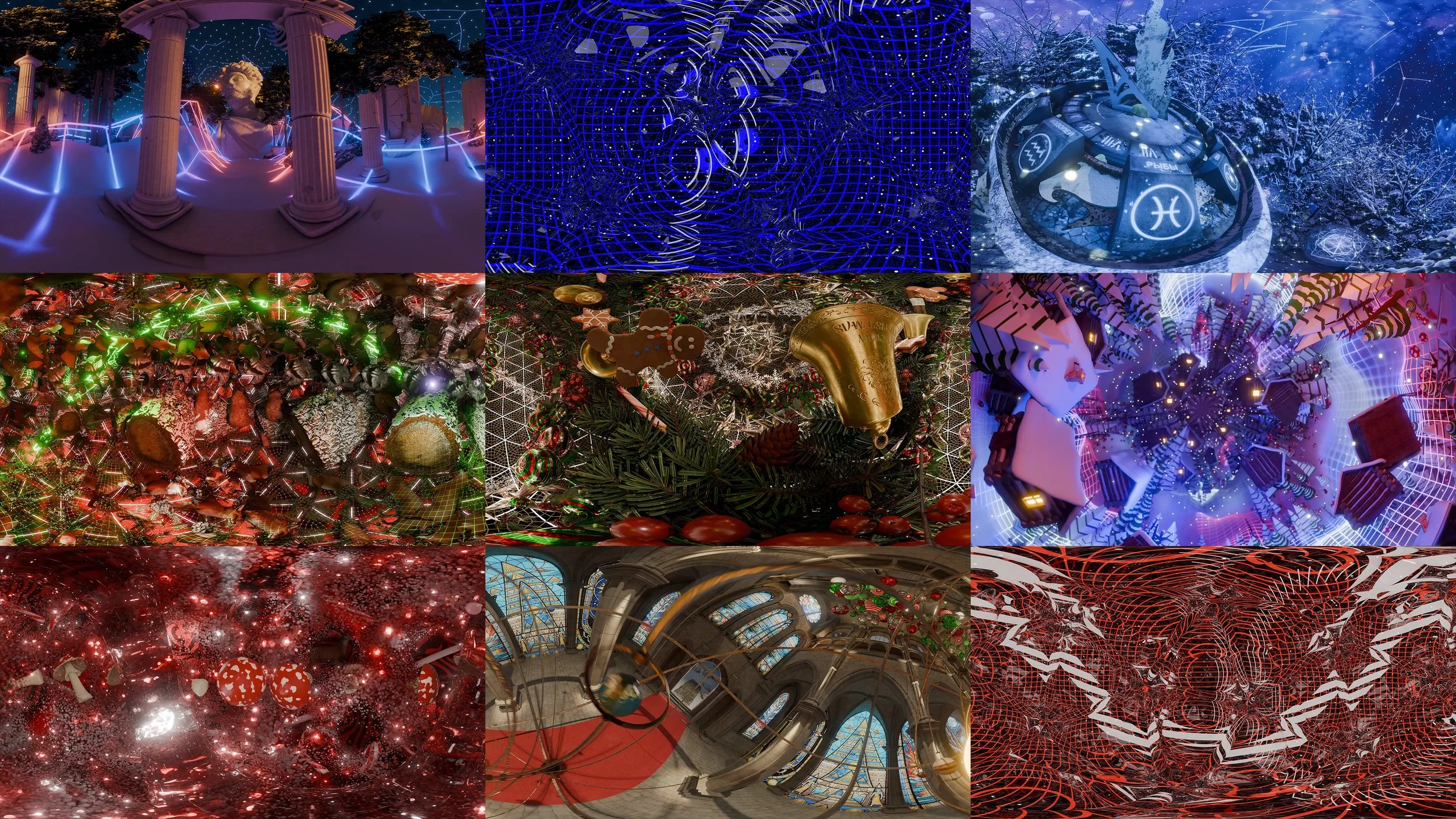 winter solstice immersive show projection mapping immersive artworks ready to display license