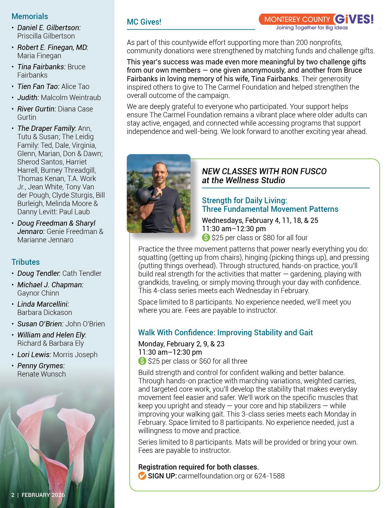 Carmel Foundation Newsletter - February 20262.jpg