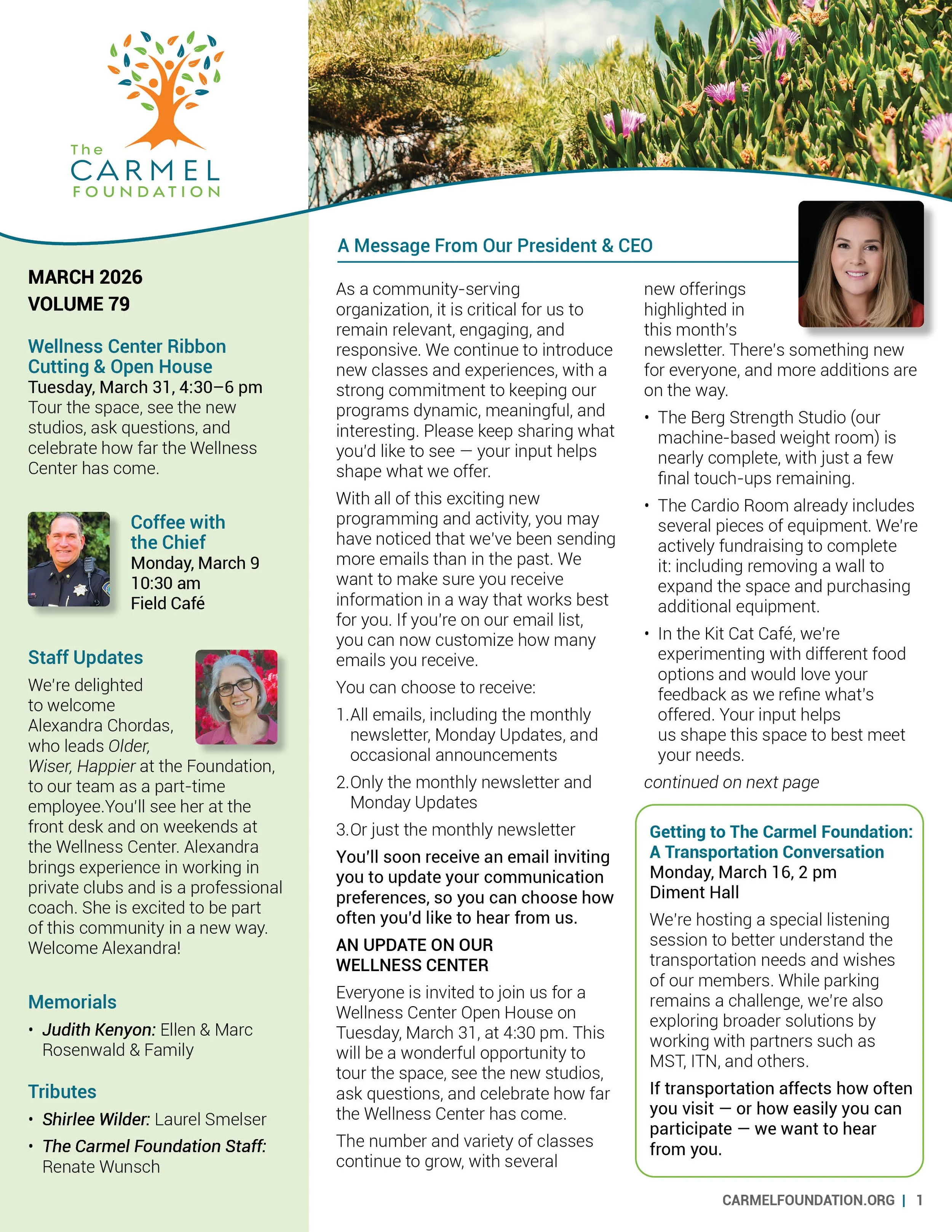 Carmel Foundation Newsletter - March 2026.jpg