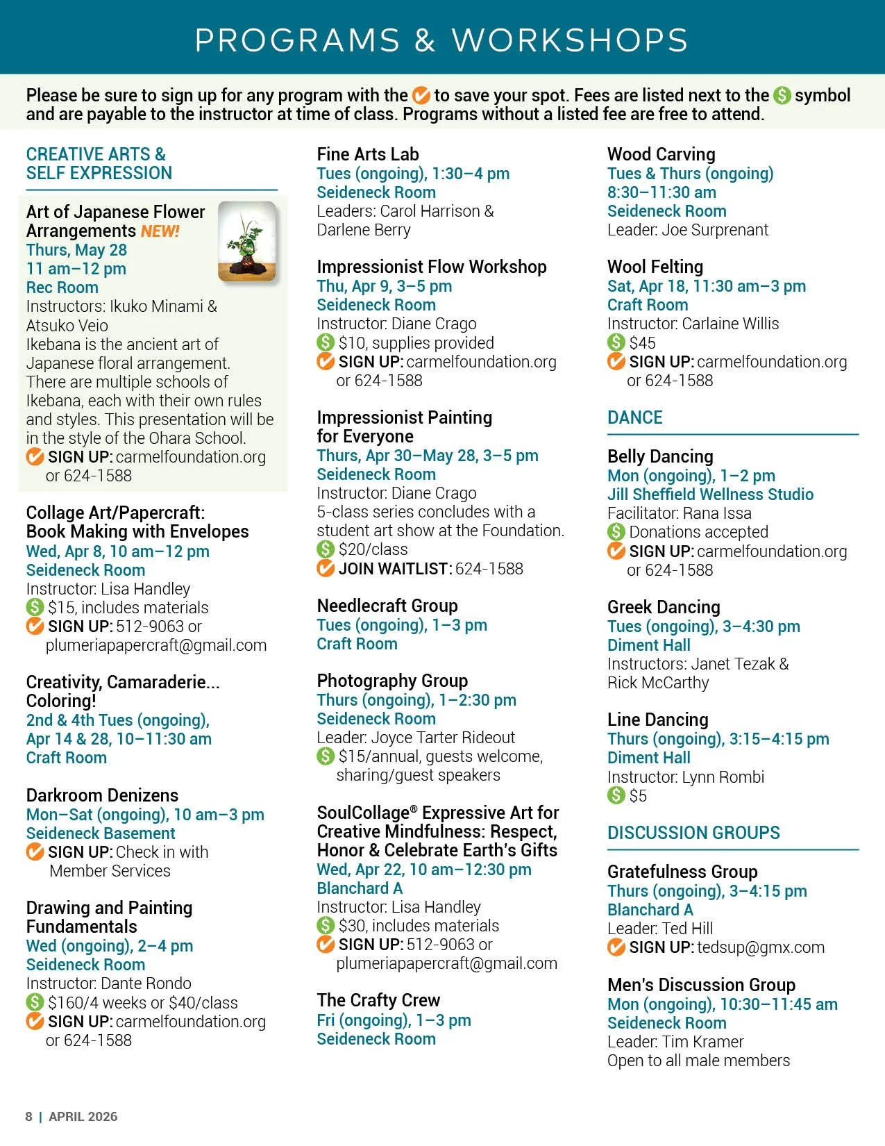 Carmel Foundation Newsletter - April 20268.jpg