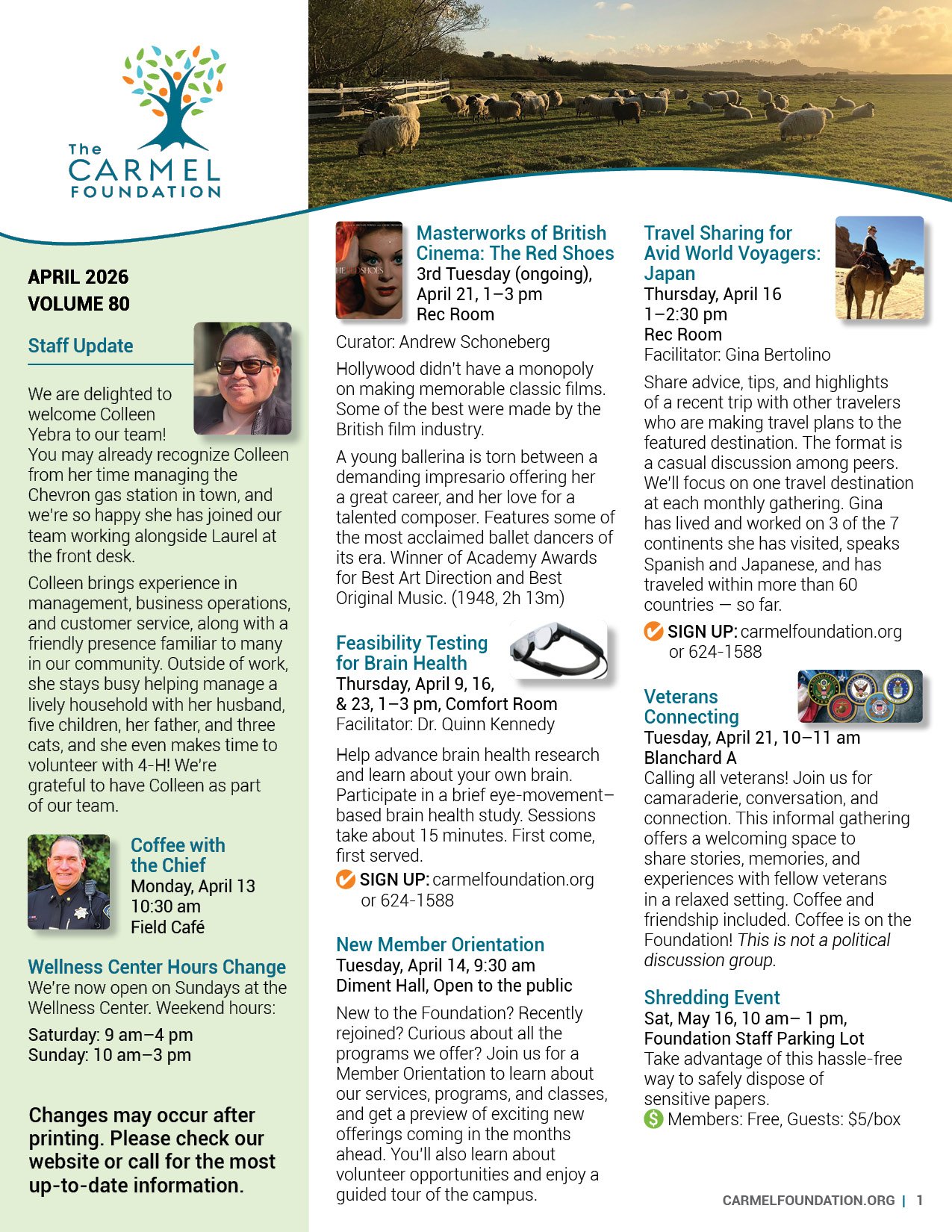 Carmel Foundation Newsletter - April 2026.jpg