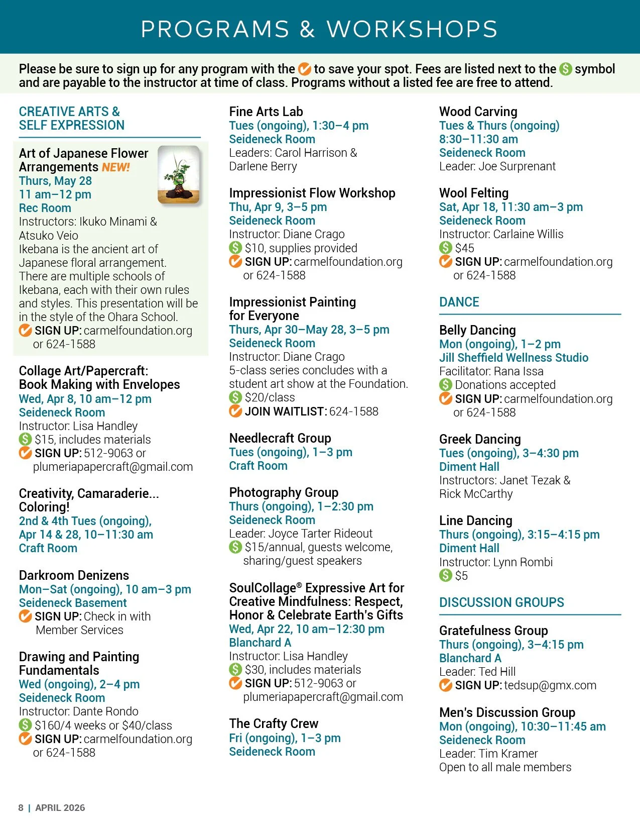 Carmel Foundation Newsletter - April 20268.jpg