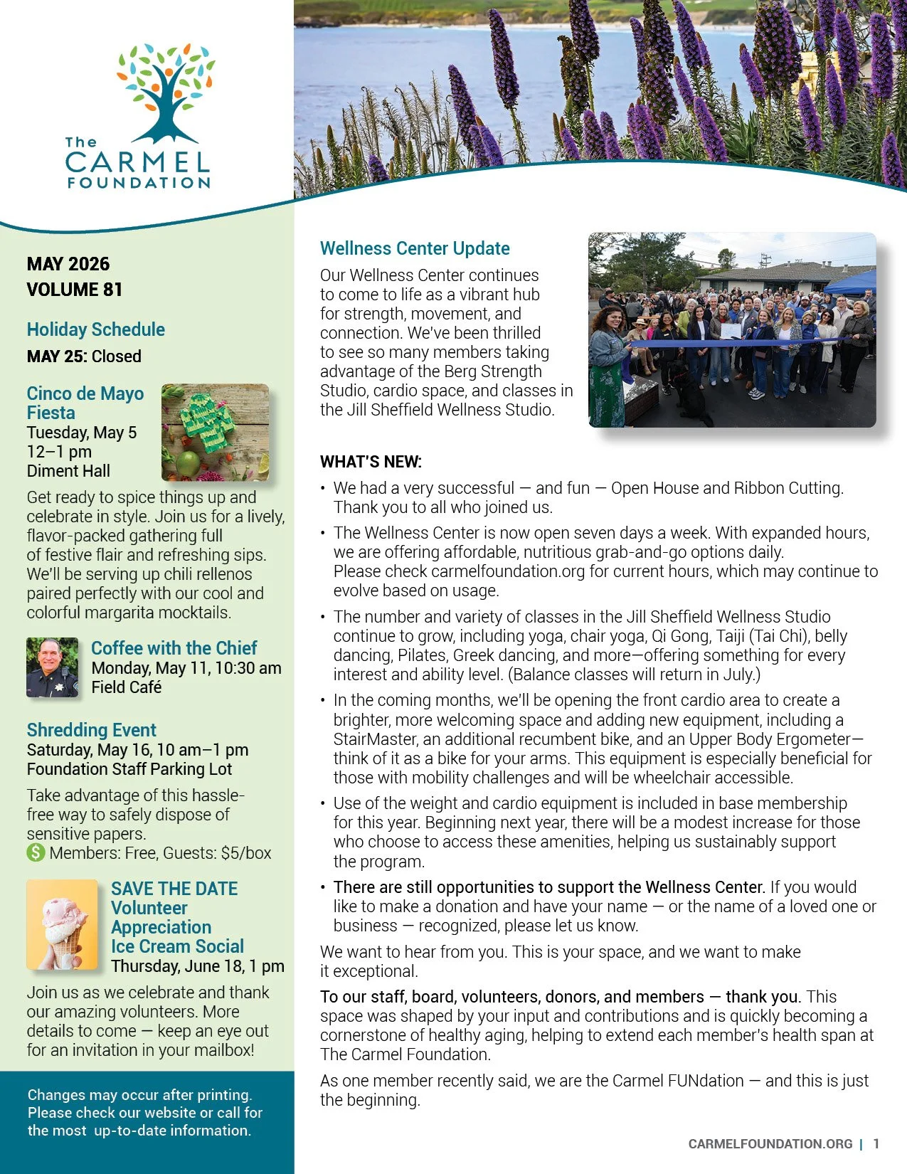 Carmel Foundation Newsletter - May 2026.jpg