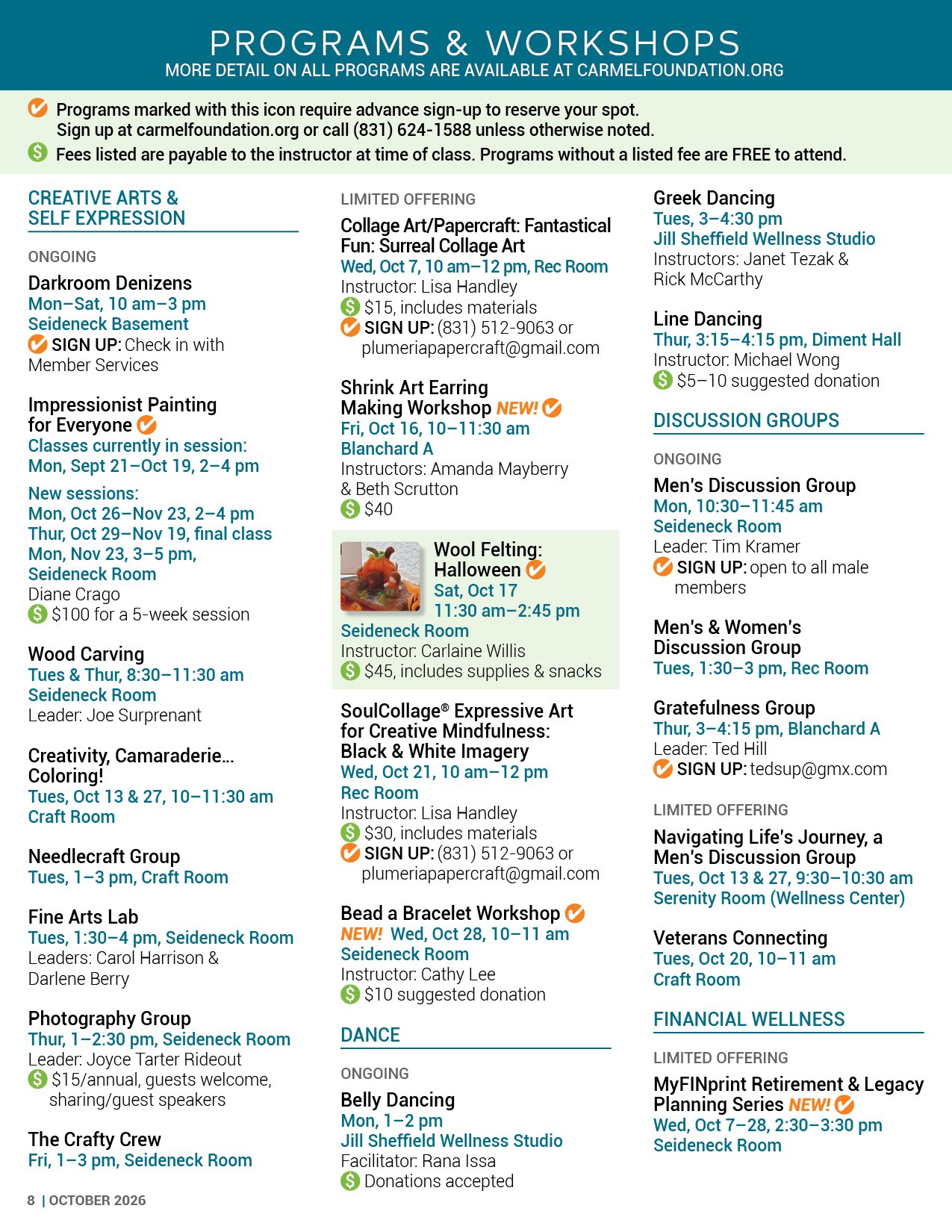 Carmel Foundation Newsletter - October 20268.jpg