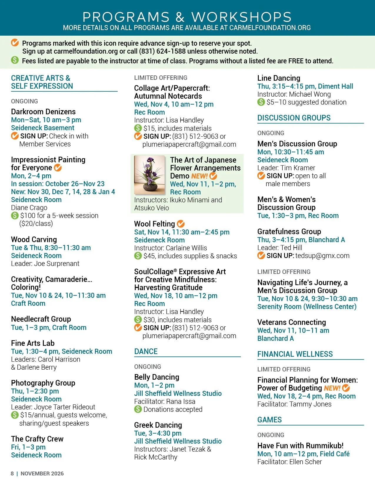 Carmel Foundation Newsletter - November 20268.jpg