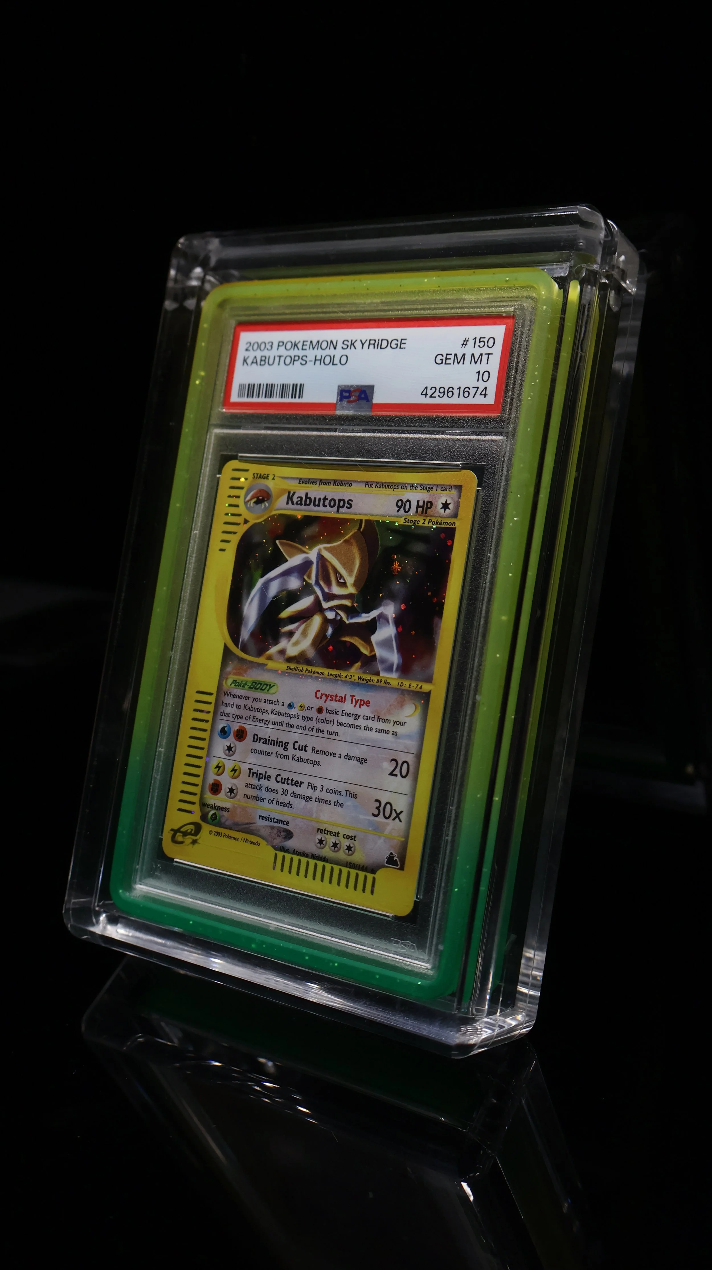 Skyridge #150 Kabutops-Holo PSA 10