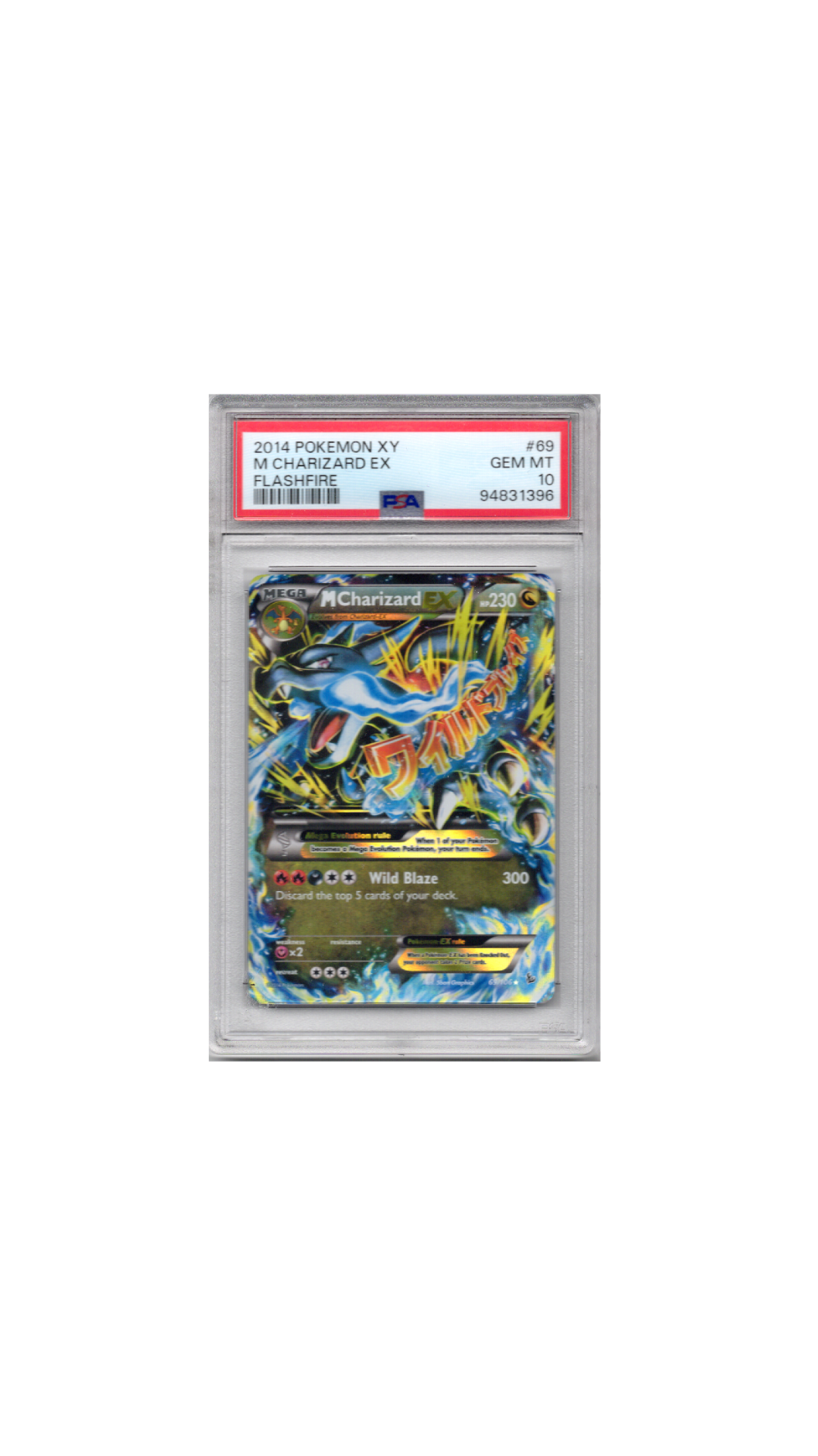 XY Flashfire M Charizard EX PSA 10