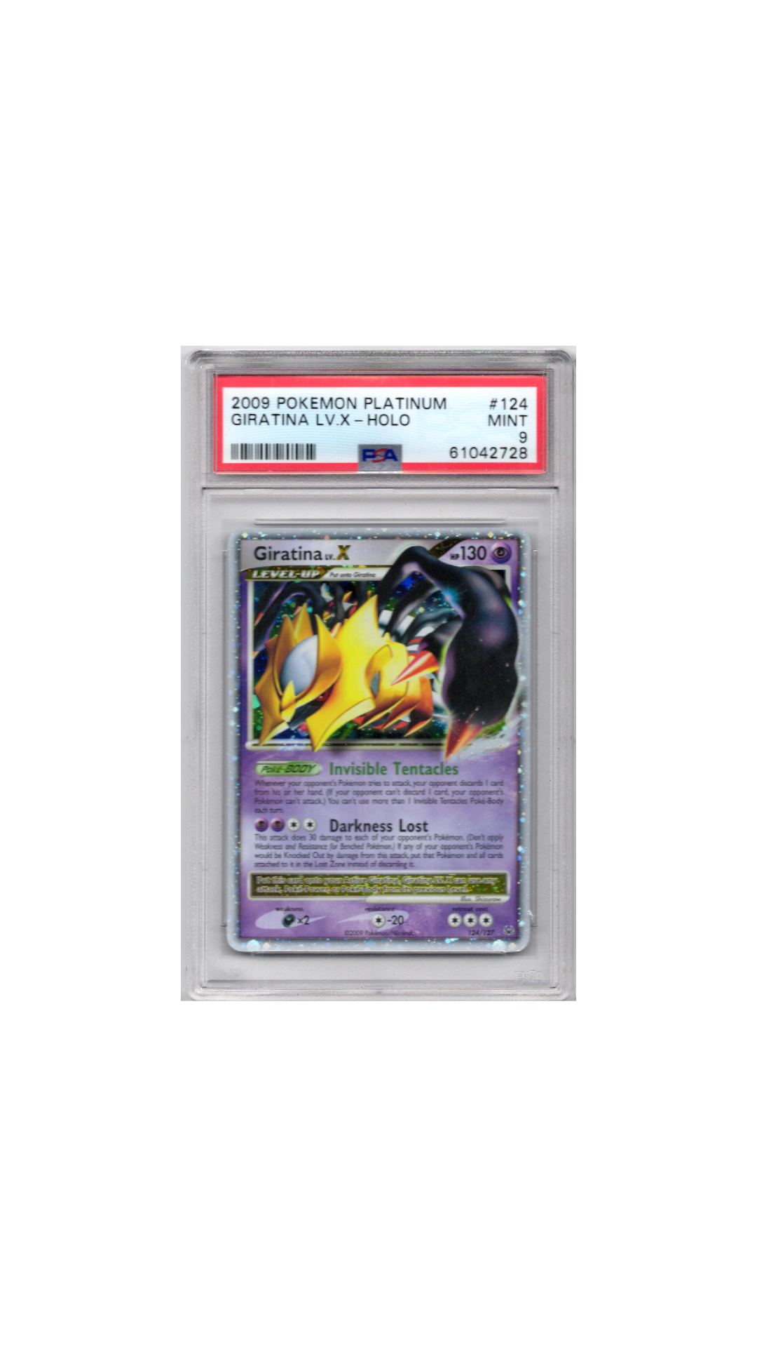 Pokemon Platinum Giratina LV.X PSA 9