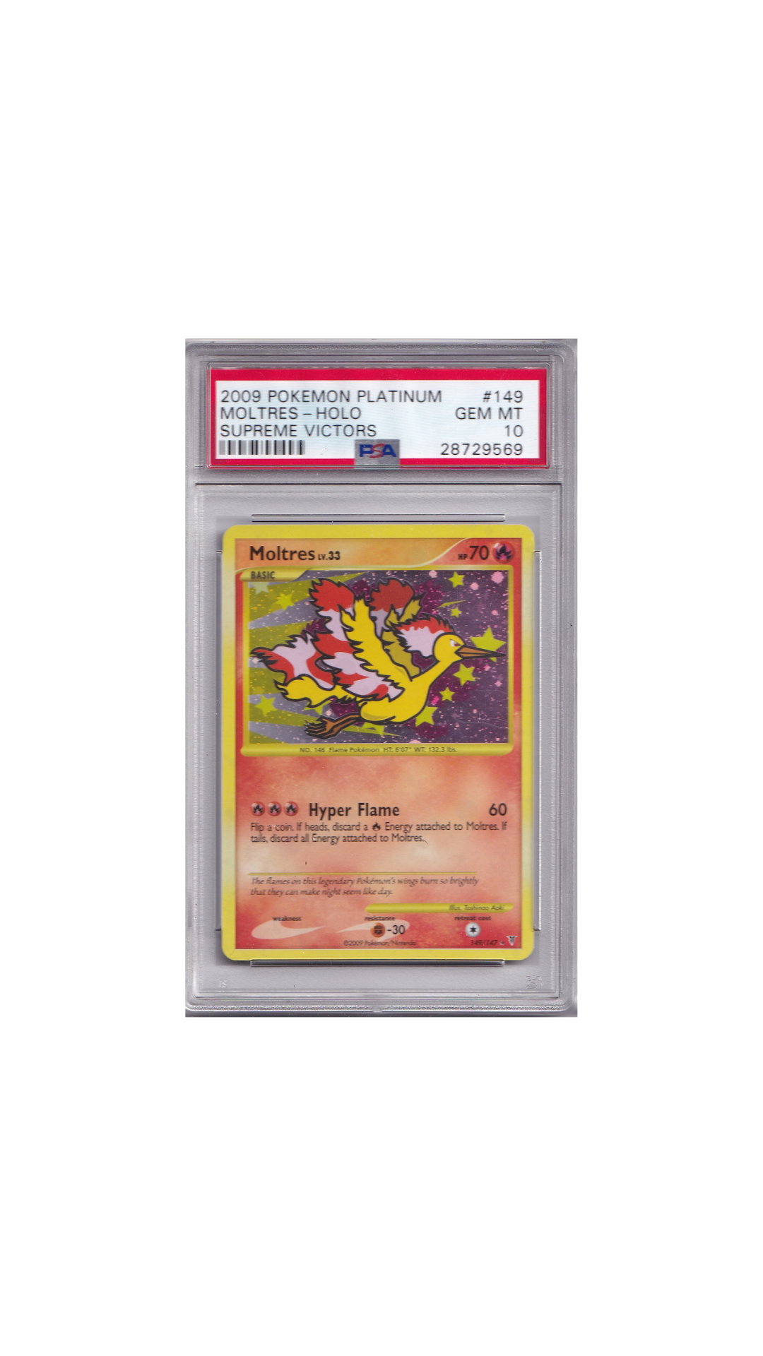 Supereme Victors #149 Moltres PSA 10