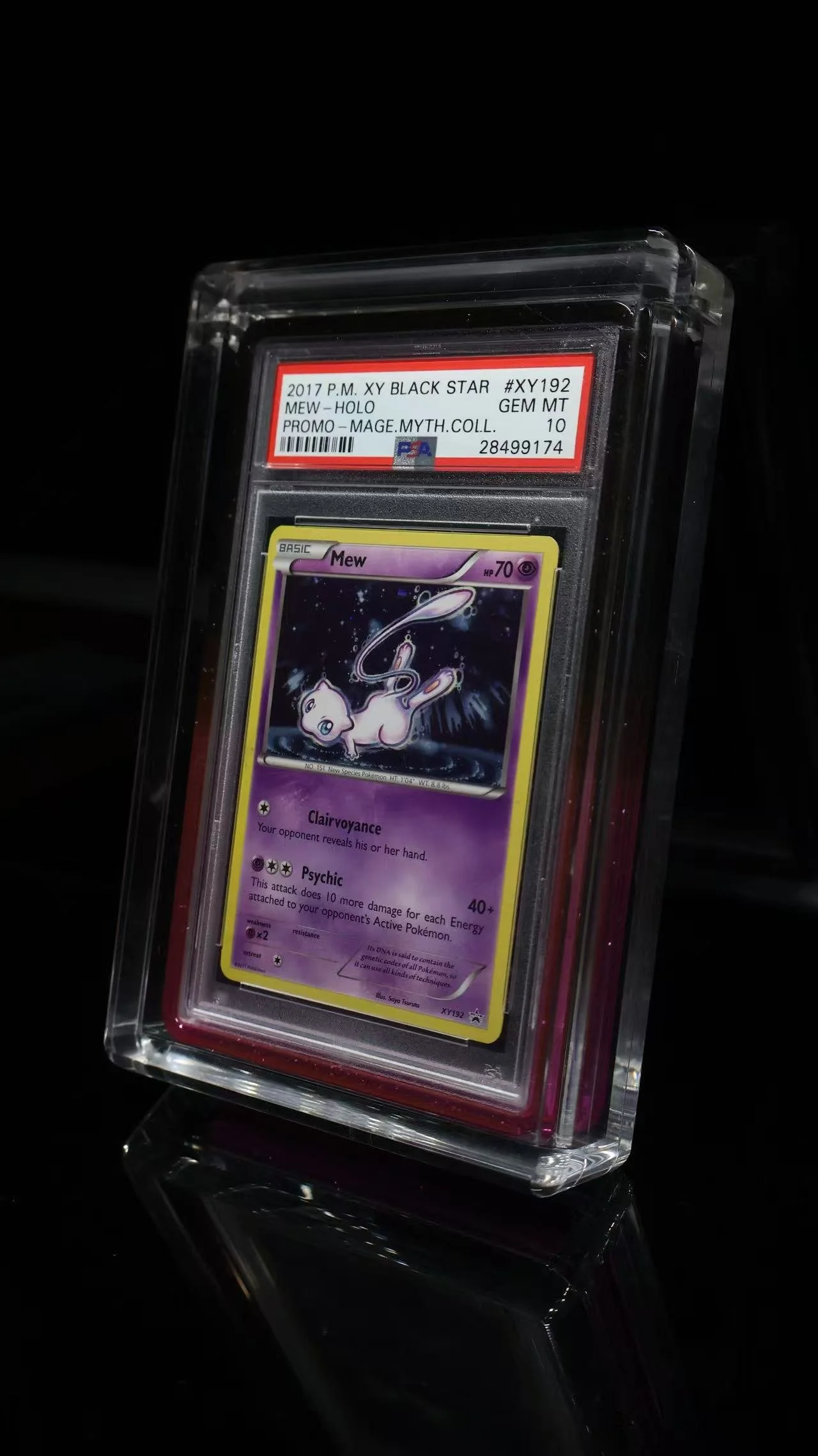 XY Black Star Promo #XY192 Mew-Holo PSA 10