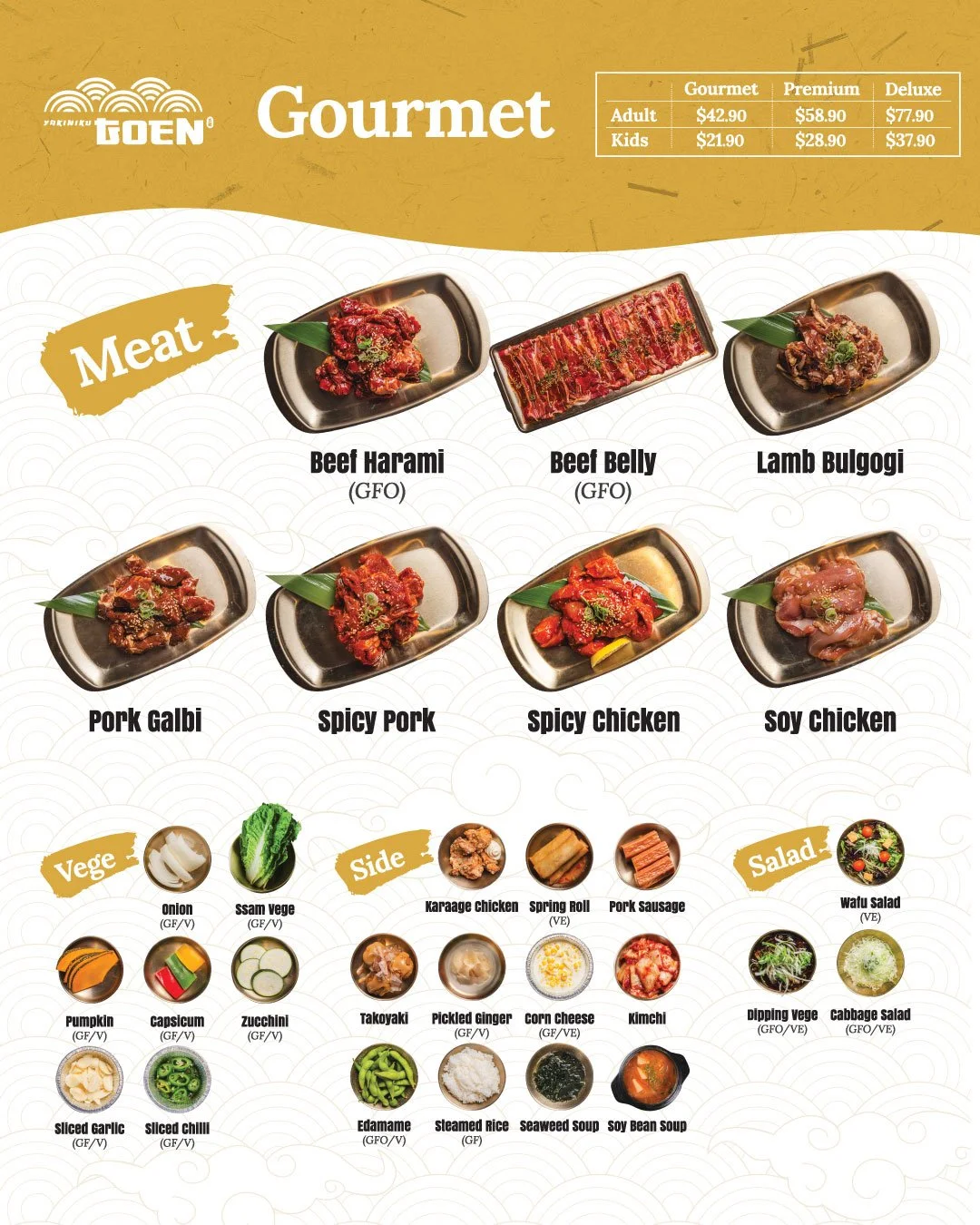 Choose the package that suits you best &mdash; Gourmet, Premium, or Deluxe.
Enjoy your perfect yakiniku experience.
Check it out now at Yakiniku Goen.

Yakiniku Goen | Premium Japanese BBQ
Rochedale Central
Shop 9/11 Lorisch Way
Rochedale QLD 4123
ww