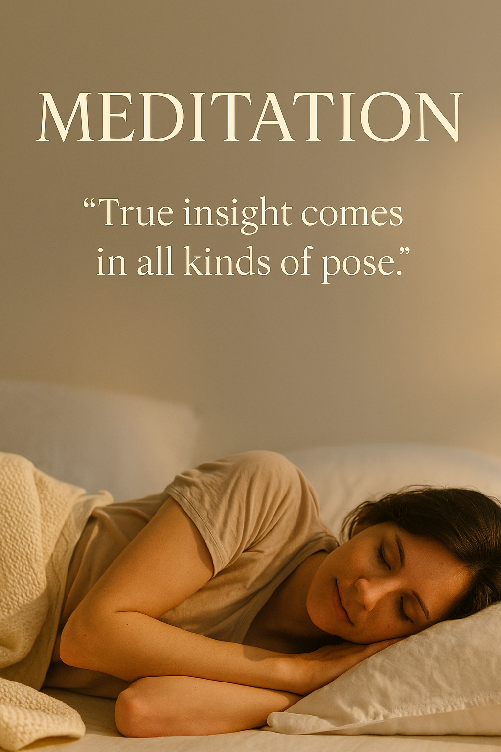 🌙 Meditation Isn’t a Pose — It’s a Returning to Self