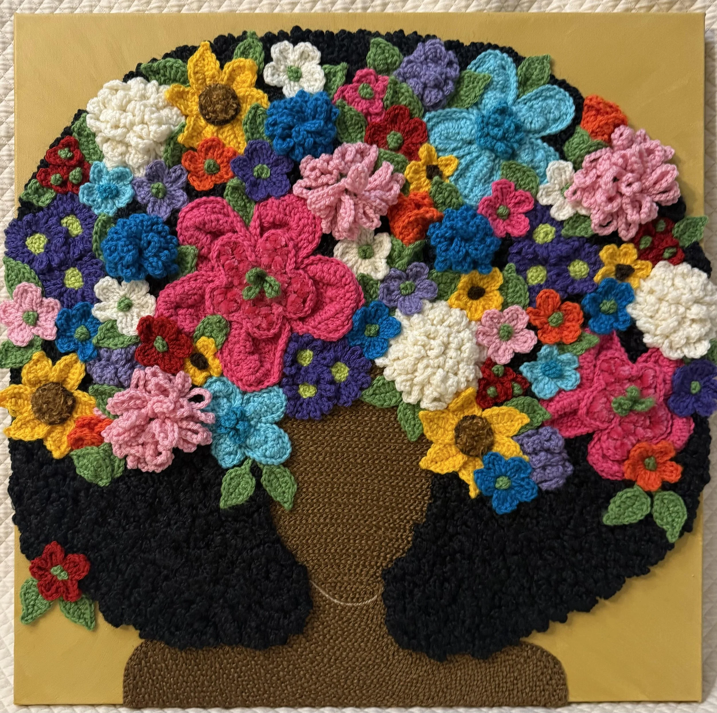 Bella in Bloom - 24x24