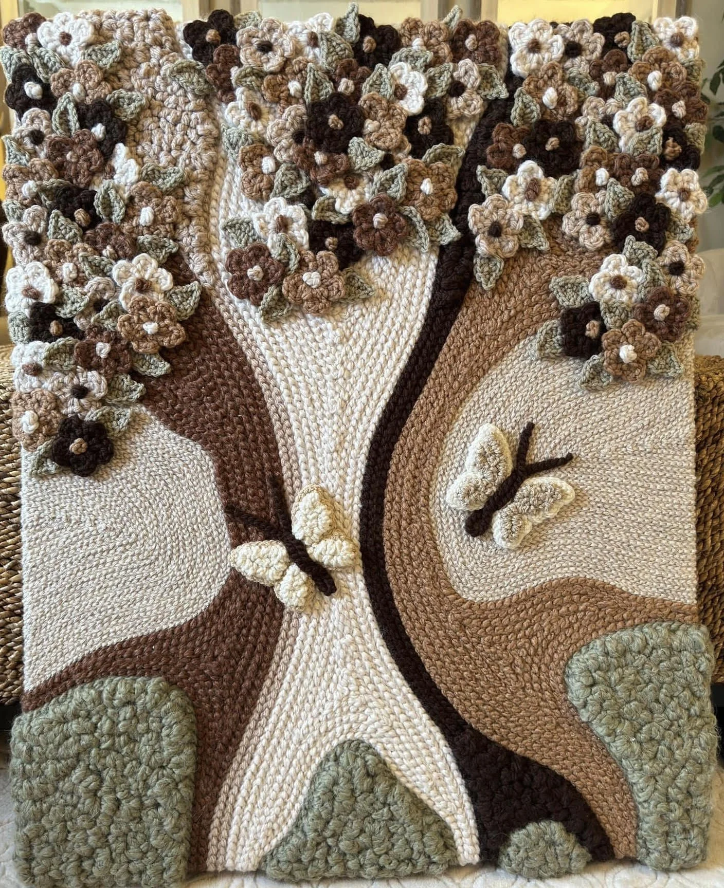 Neutral Flower Tree - 20x30