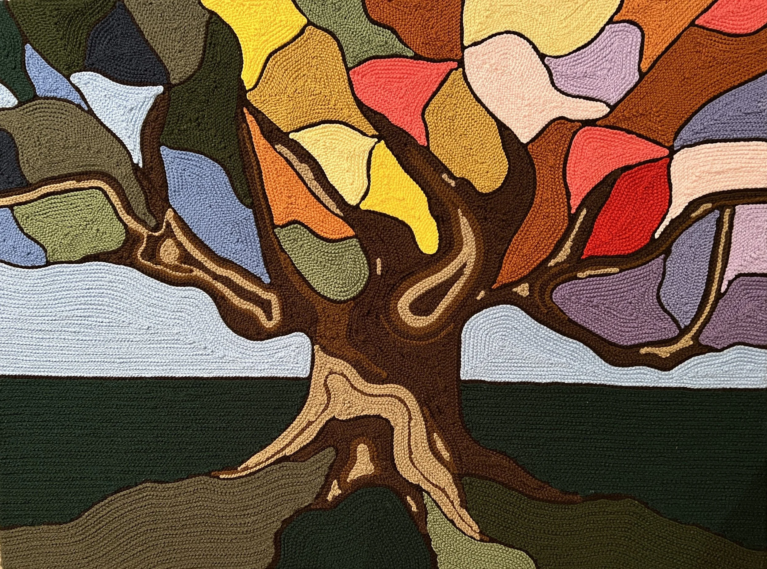 Colorful Tree - 36x48