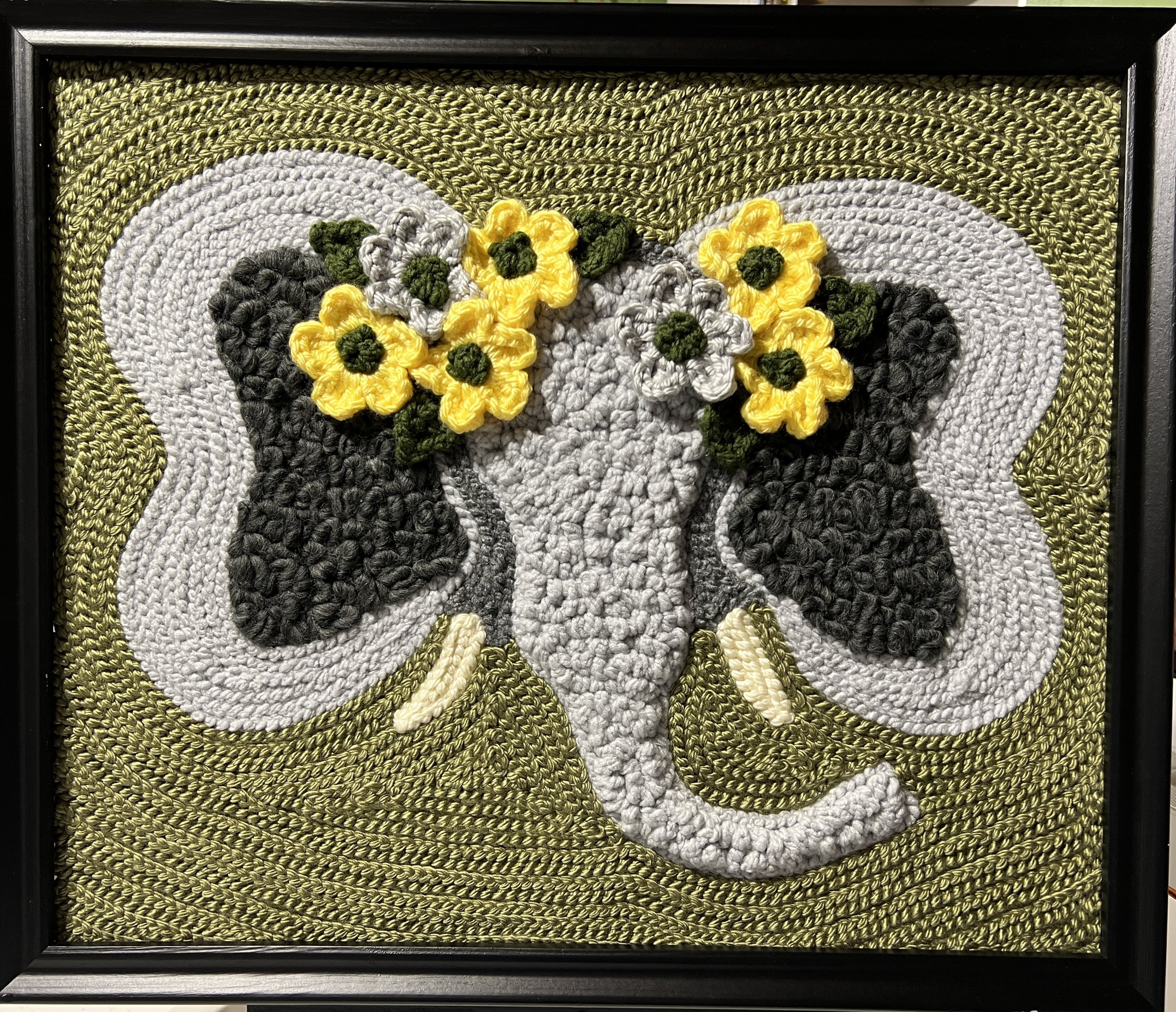 Baby Girl Elephant 16x20