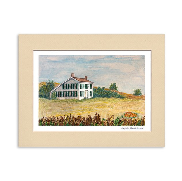 143. Johnston house in autumn, Half Moon Bay