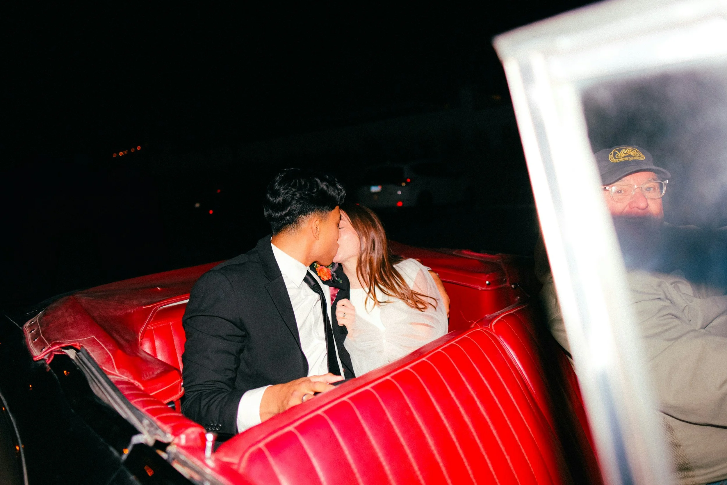 wild and vow Omaha wedding car