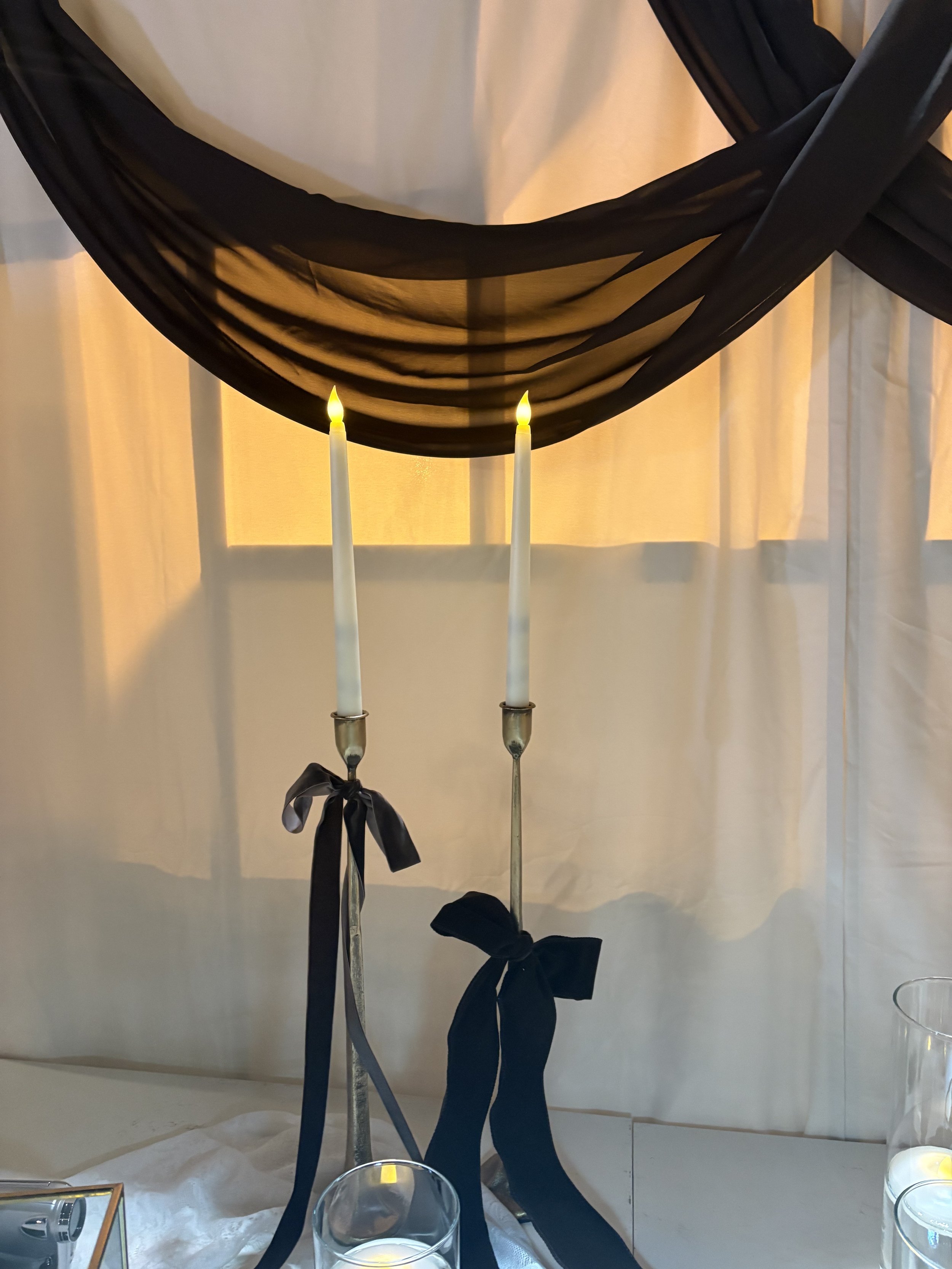 Omaha Wedding Planning, Omaha Wedding Coordination  Omaha Weddings Tapered Candles  Luxury Wedding Omaha