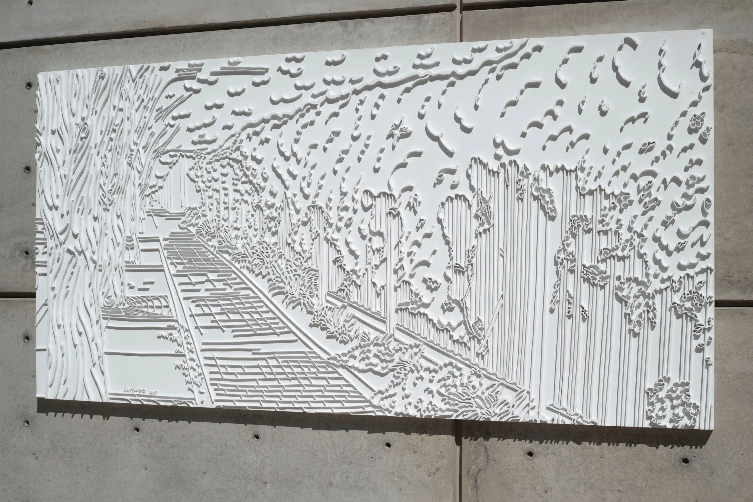 Pathways 1
resin and fiberglass
120 x 60x 4 inches
Emeryville California