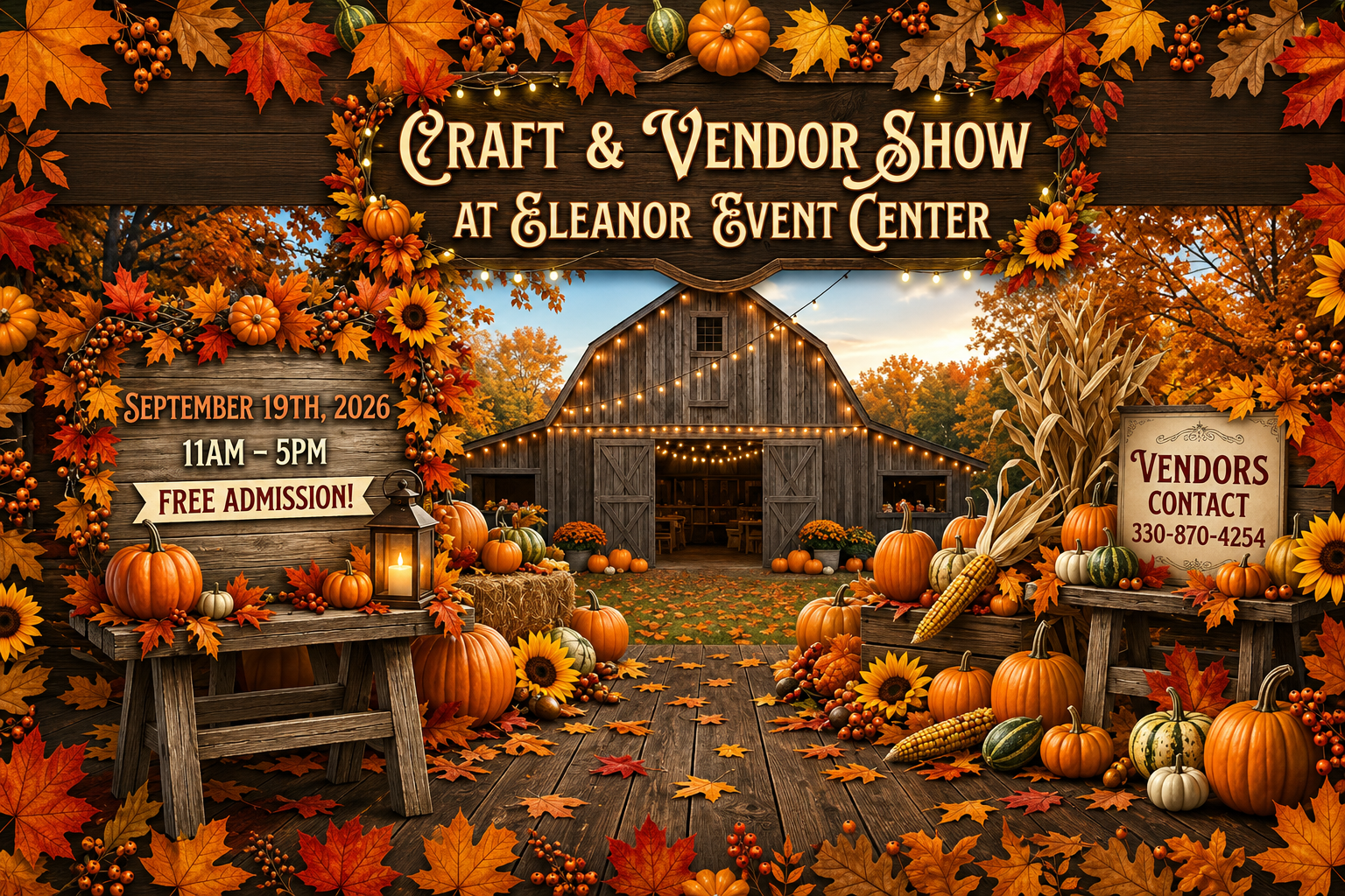 September Craft and Vendor Show