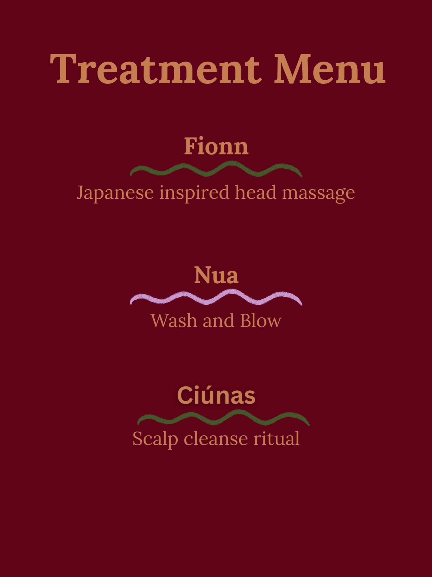 My new menu is now live ❤️&zwj;🔥☘️
A little insight into the meaning behind each treatment&hellip;

In tune with my Irish roots, I&rsquo;ve used my native language to name each experience, each one reflecting a feeling.

Fionn (fee-on) - Pure
Japane