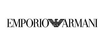 Emporio Armani logo in black text with eagle emblem