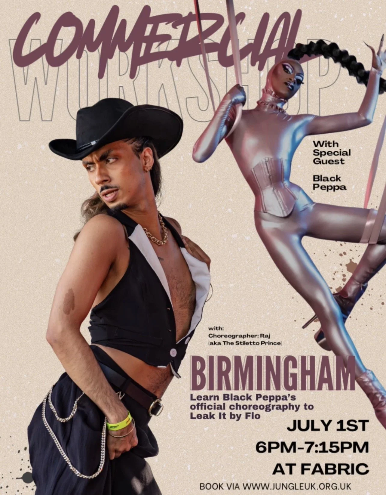 Open Commercial Class with Raj & Special Guest Black Peppa