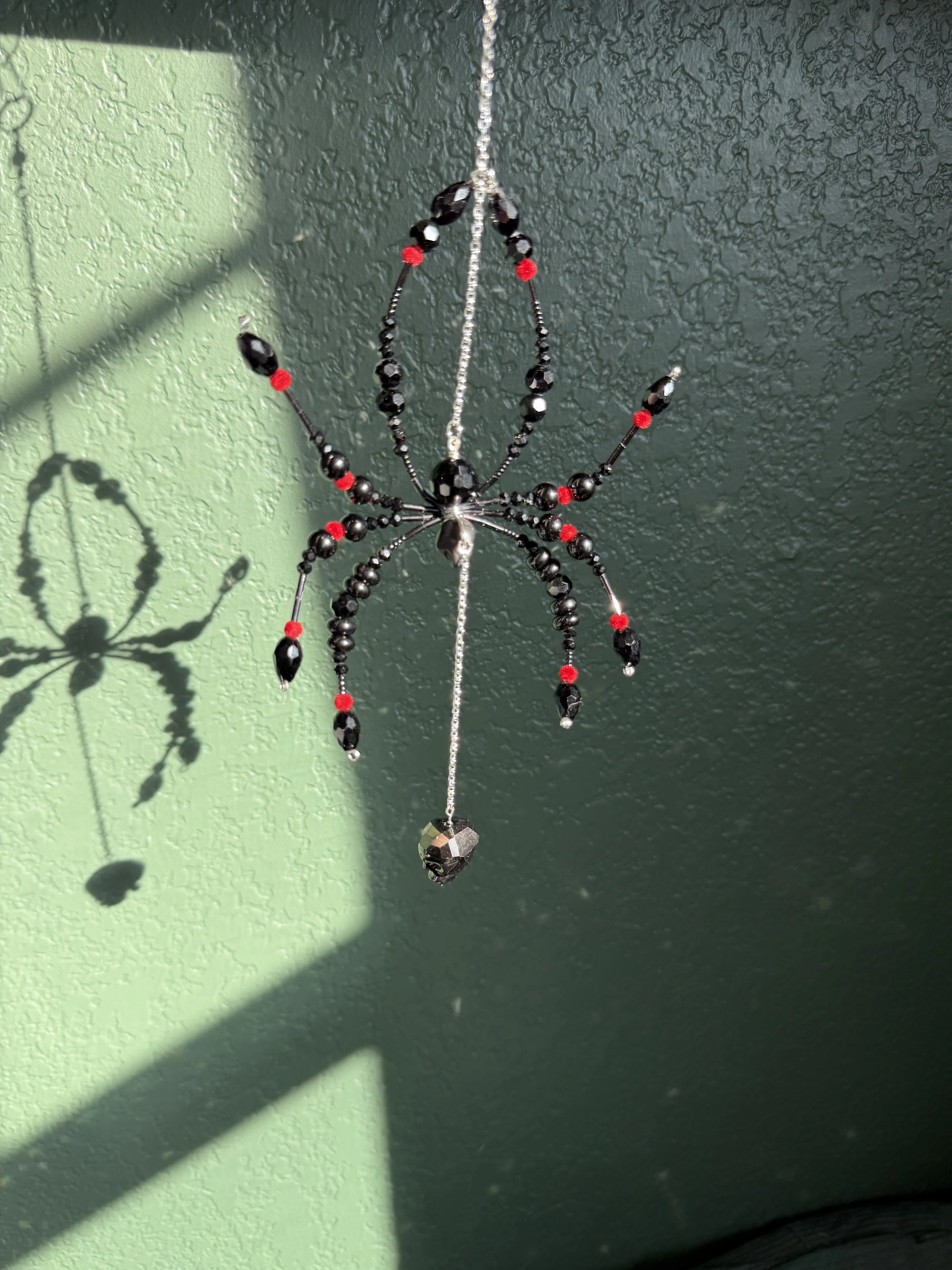 Bone Weaver Spider Suncatcher