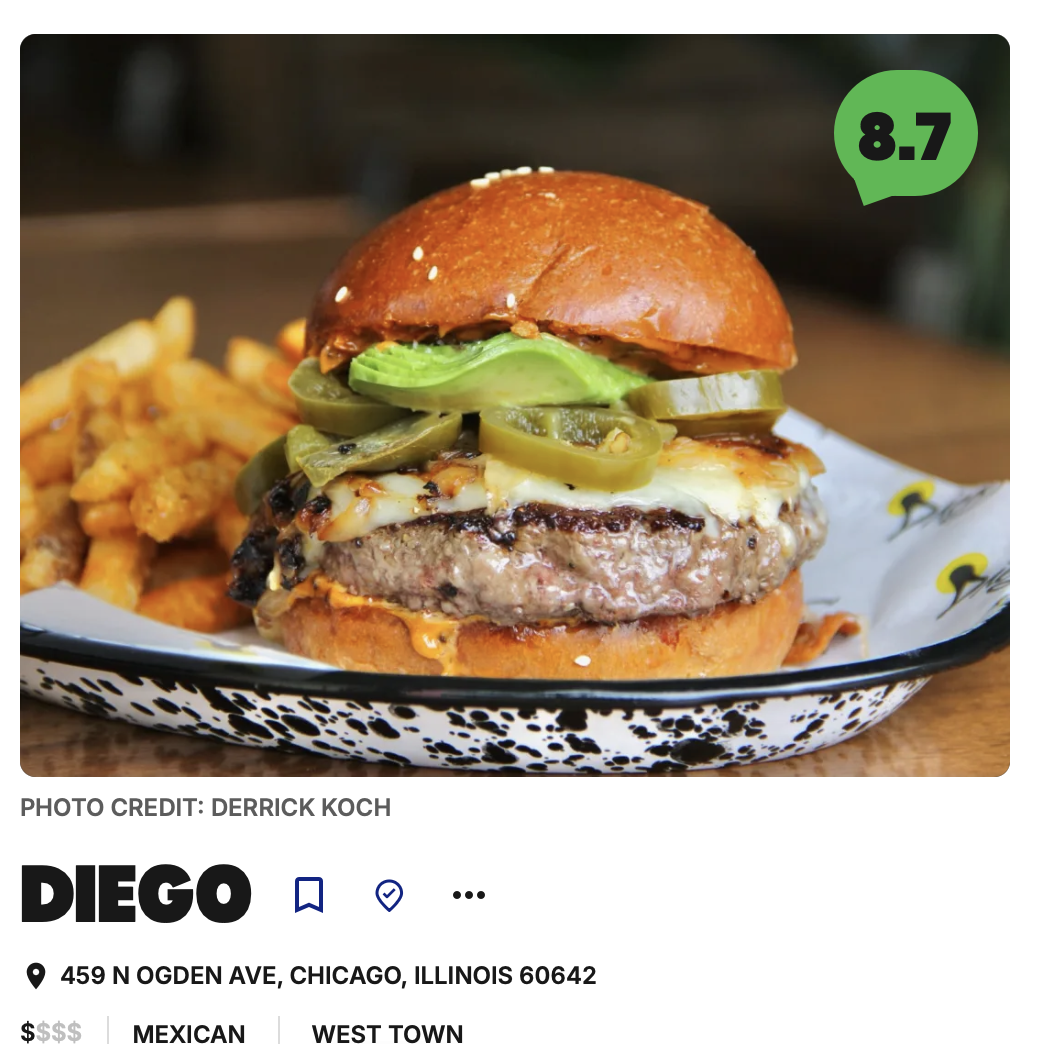 Chicago’s best burgers 2026