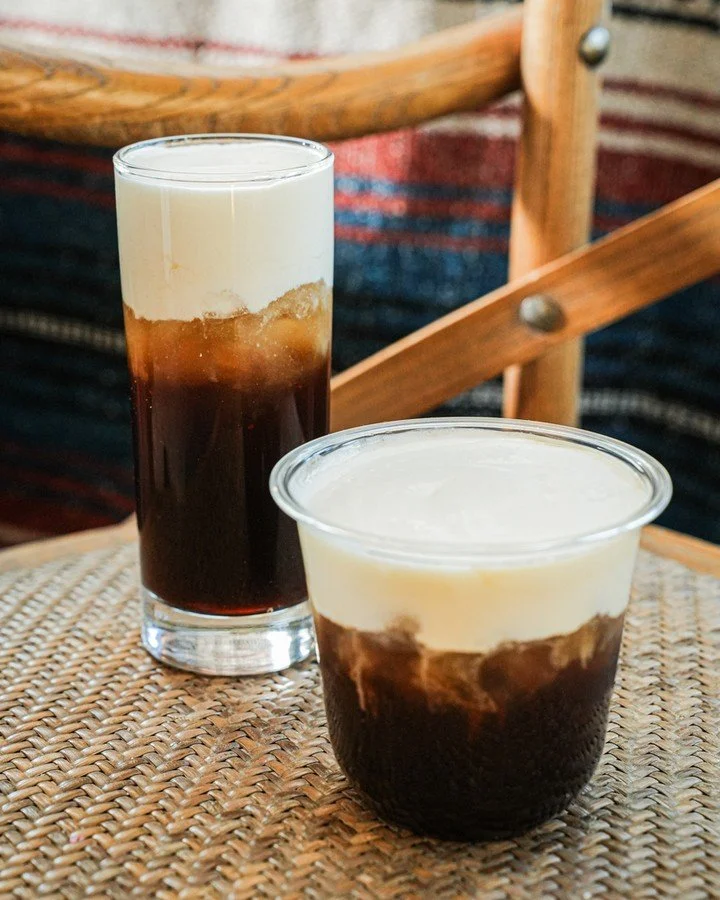 Your morning Cafecitos are waiting for you at Diego this morning... paired with Stuffed Conchas: Vanilla Creme and Spiced Mango. 

Mexican Nayarit Cold Brew + Vanilla or Coconut cold foam?! We have them for dine-in or to-go, to carry you onto your ne