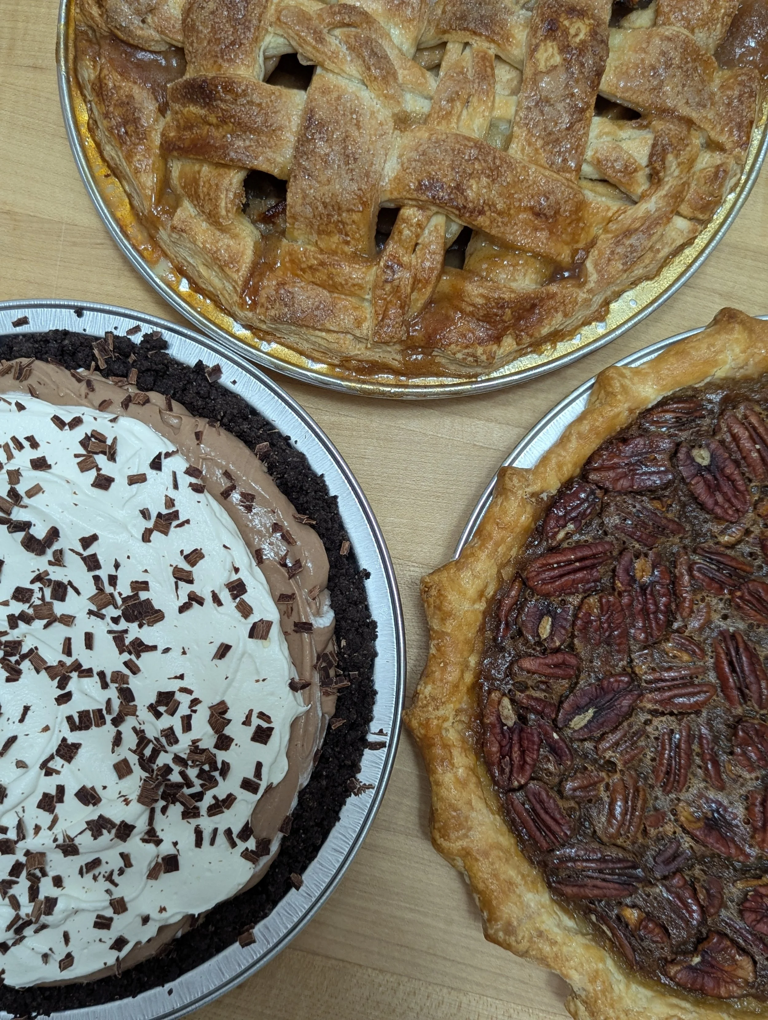 Thanksgiving/fall pies