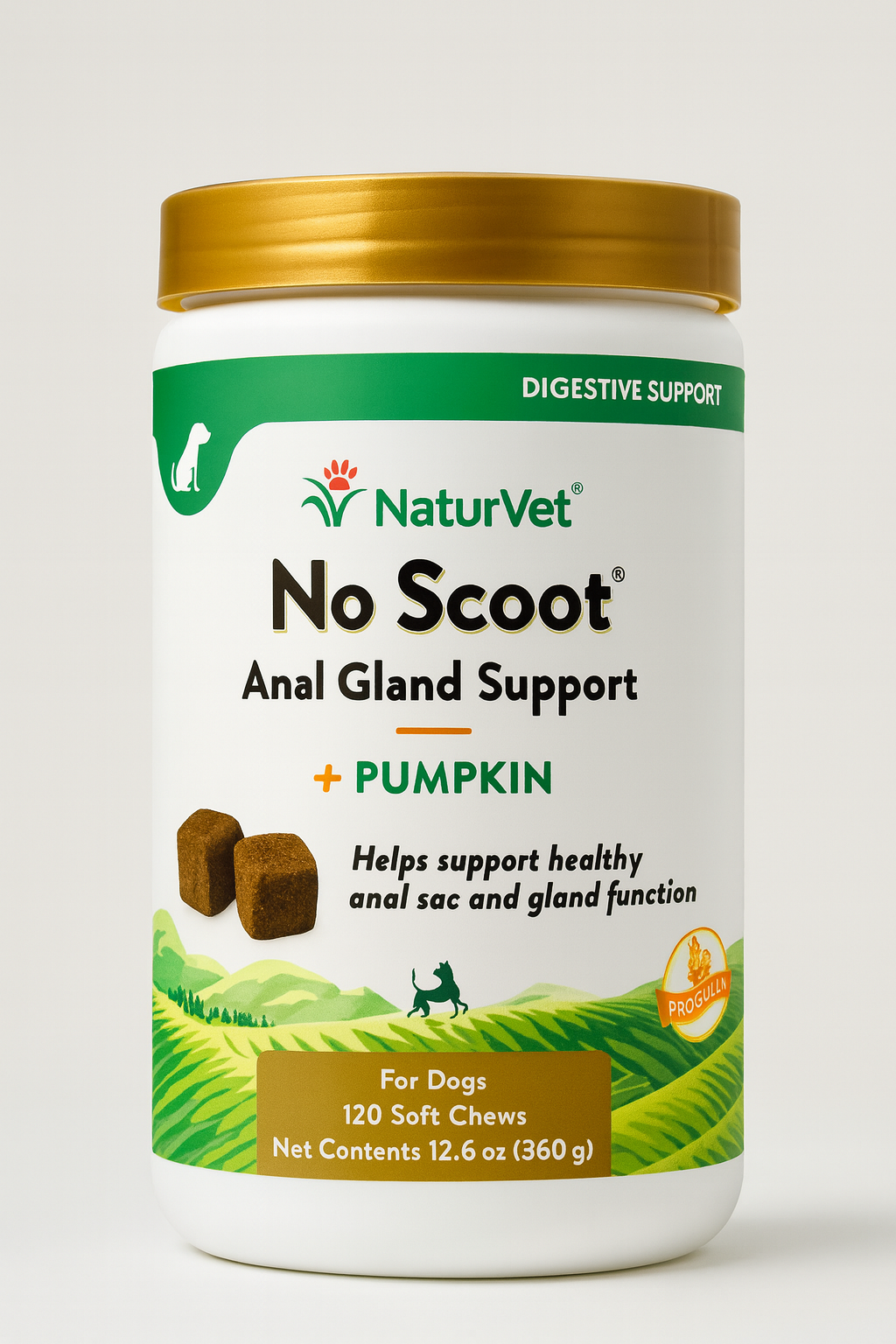 NaturVet No Scoot Soft Chews for Dogs (120 ct)