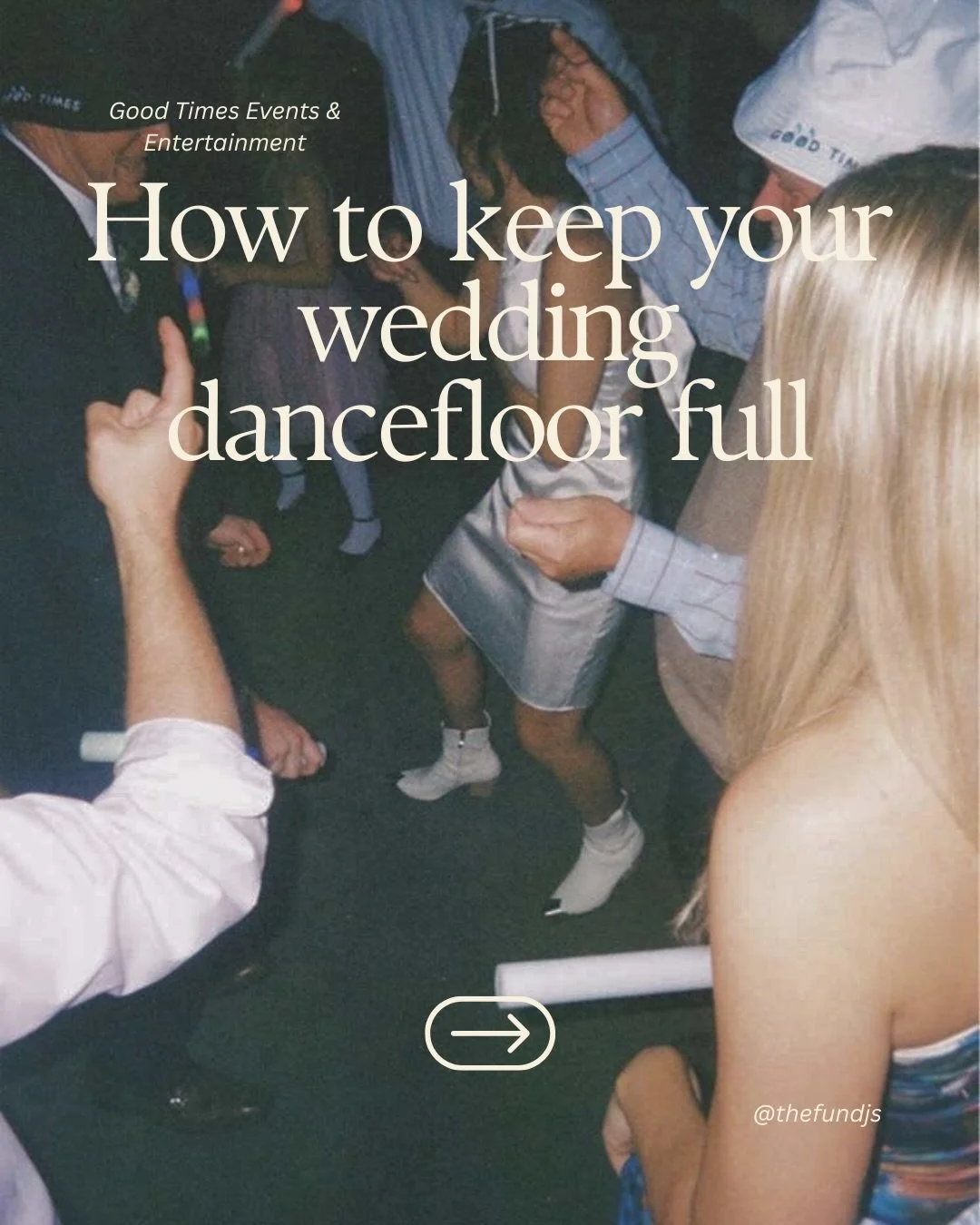 How do you keep a dance floor full? As wedding DJs we've always got some tips and tricks up our sleeve, but at the end of the day what truly matters is how much fun YOU have! 

#SiouxFallsWedding #WeddingDJs #DanceFloor #receptioninspo