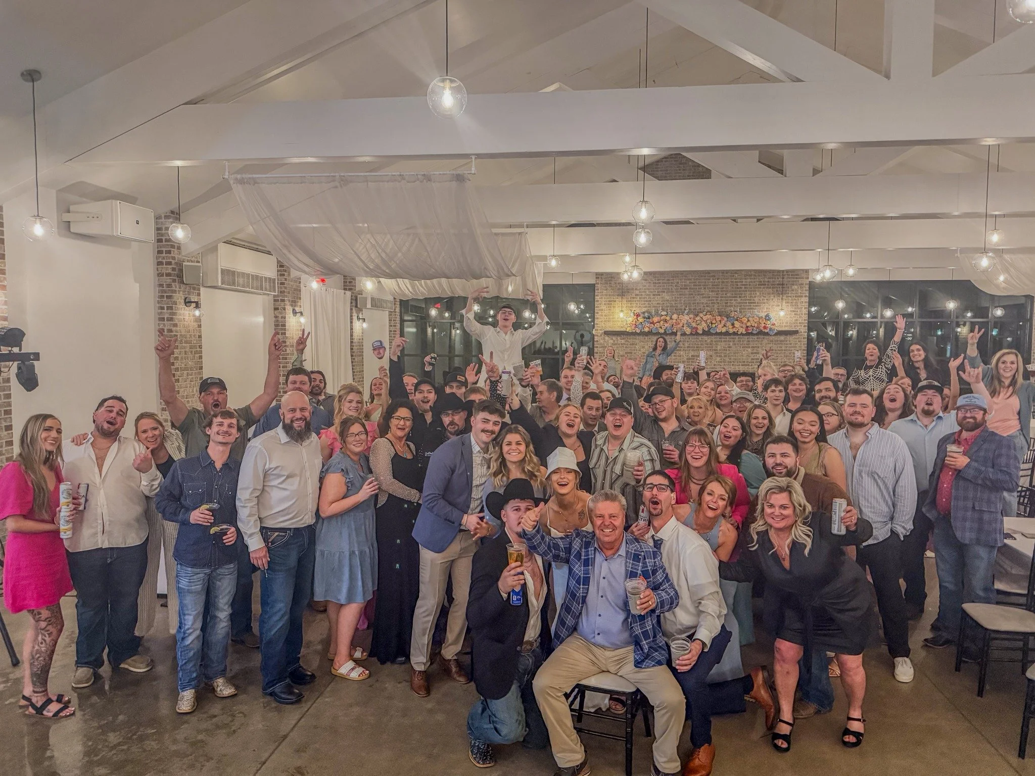 What a night at the @theatriumatbluehaven  celebrating Madeline &amp; Cody! ✨ DJ Logan had an absolute blast with this phenomenal couple&mdash;beautiful decor, incredible energy, and a dance floor packed till the very last song (just check out those 