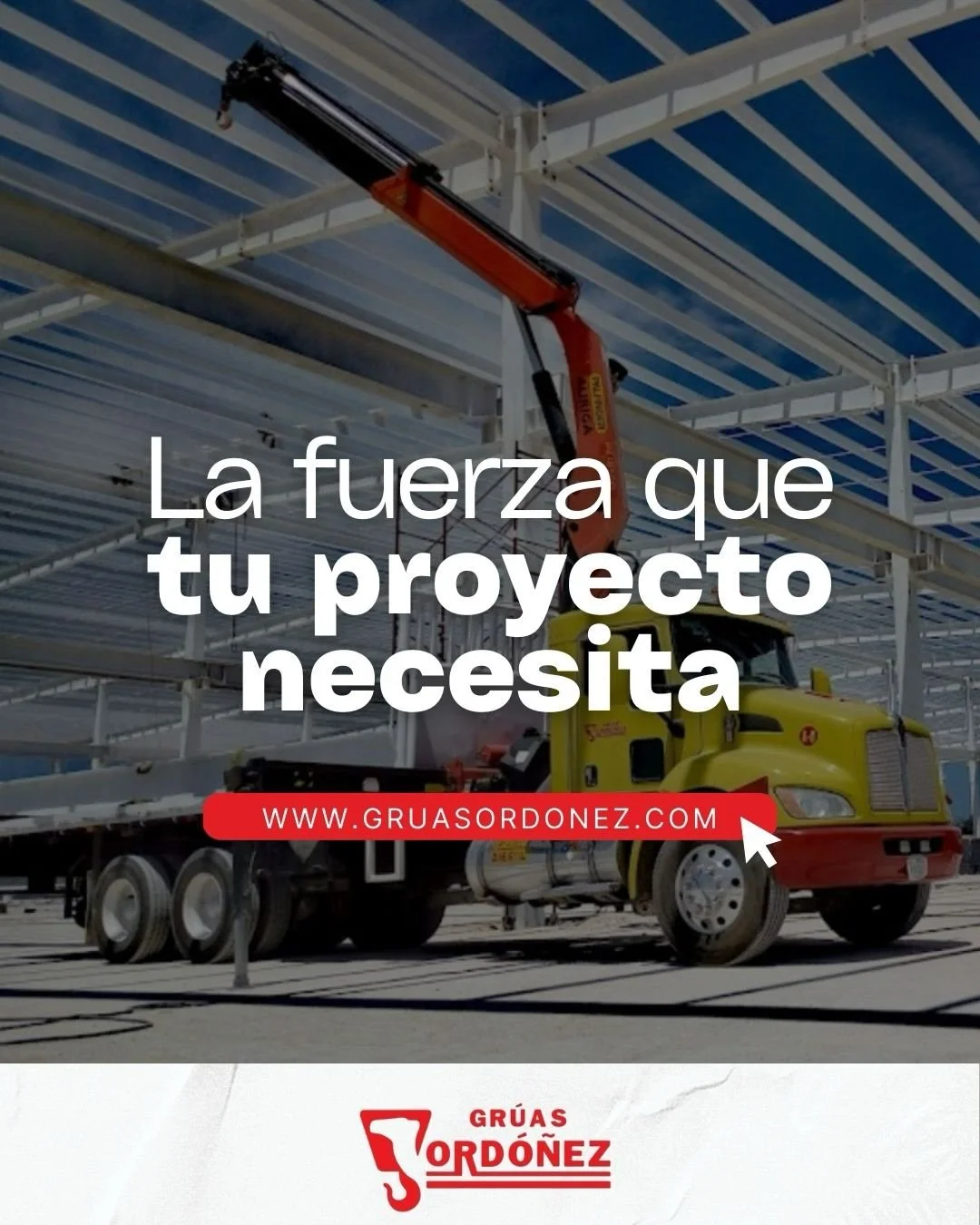 25 a&ntilde;os levantando grandes historias en el sureste mexicano: maquinaria pesada, estructuras industriales, todo el peso que tu proyecto necesite maniobrar. 🏗️ 

De 15 hasta 300 toneladas de capacidad. Seguridad, precisi&oacute;n y experiencia 