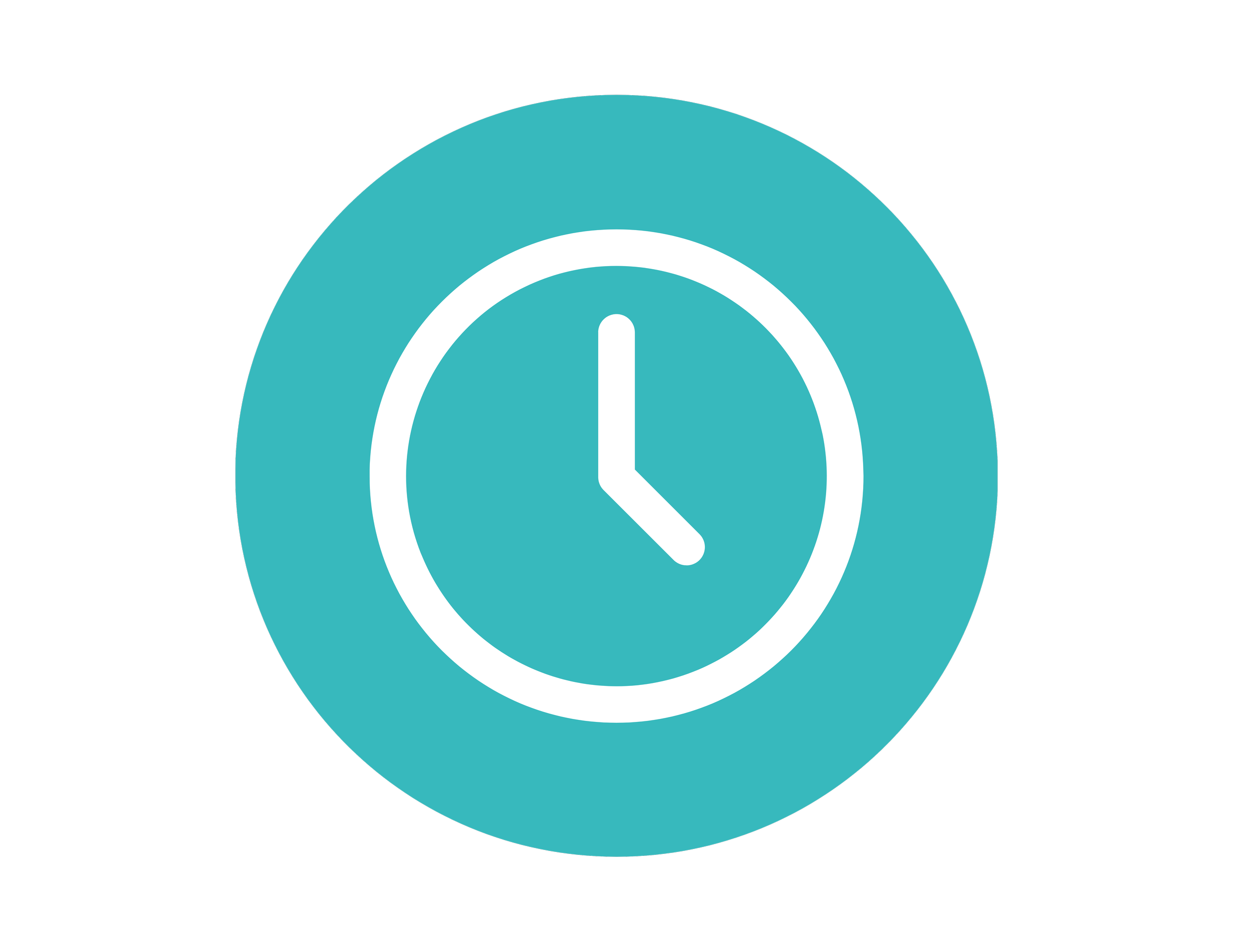 Simple glyph icon of a circle with an hour and minute hand inside, representing a lock.