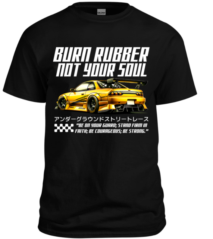 Burn Rubber Not Your Soul