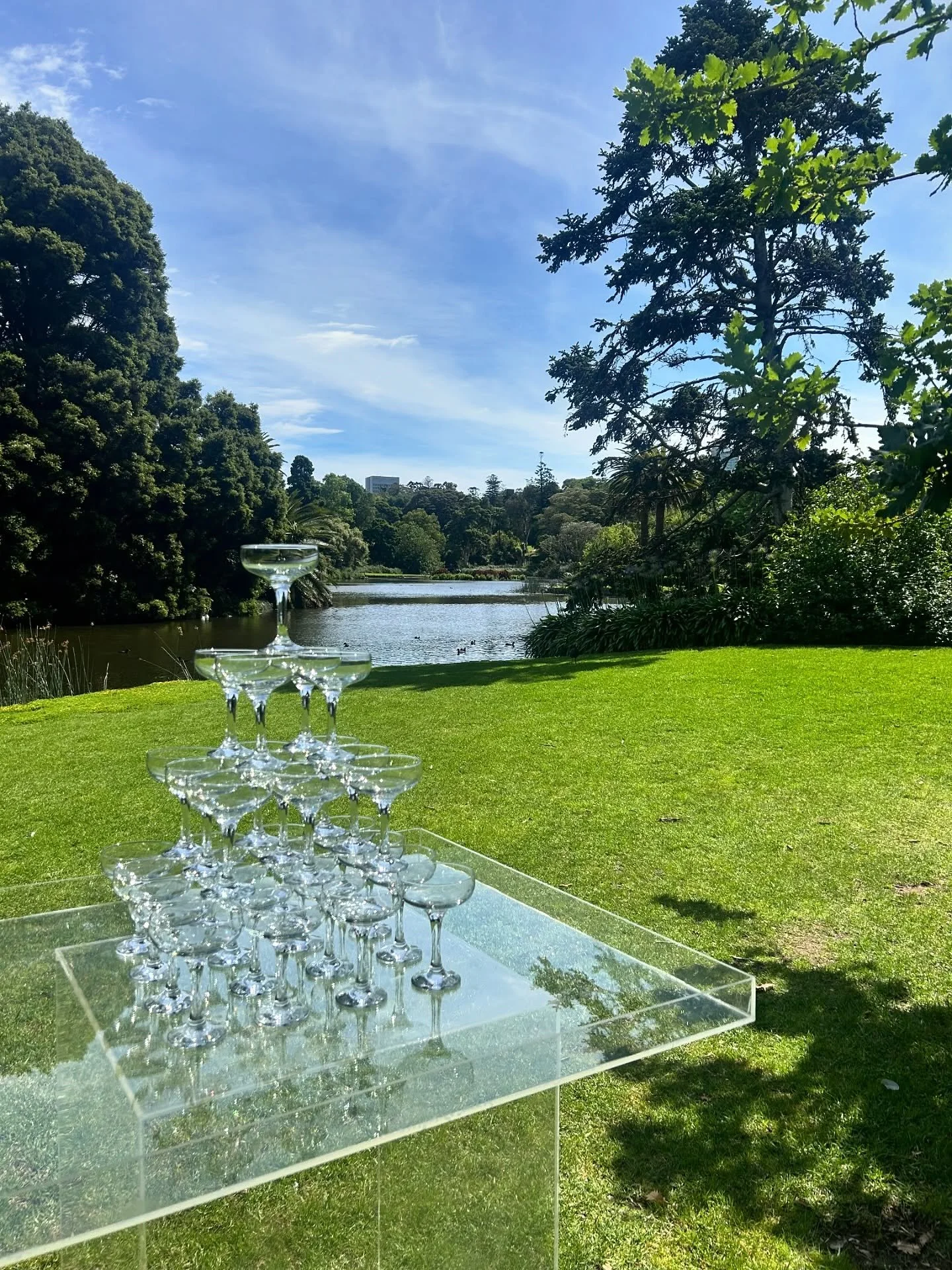 Throw back to this gem of a location with our 4 tier classic styled tower 🤍🤍🤍