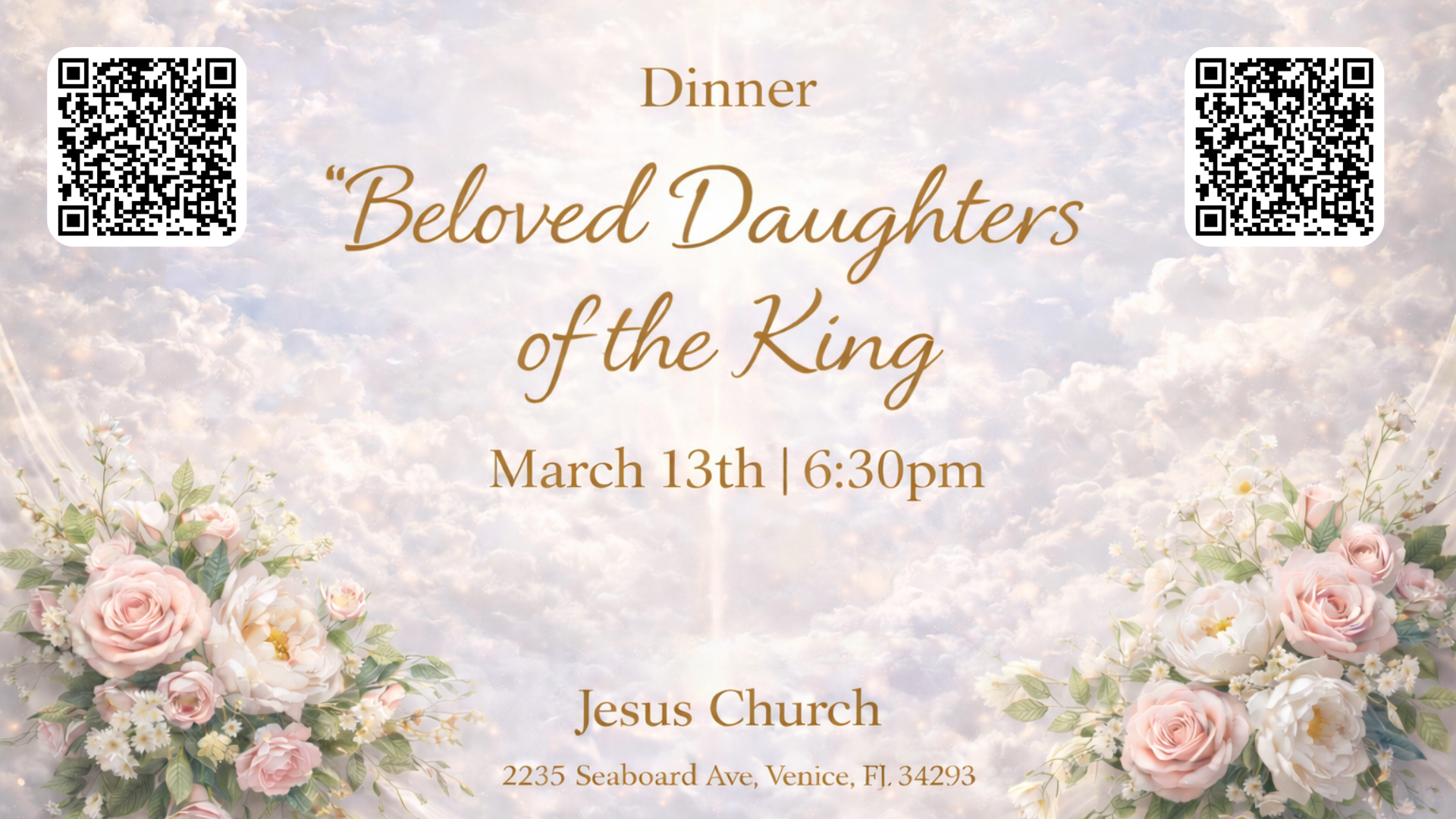 Dinner "Beloved Daughters of the King" RU&amp;EN