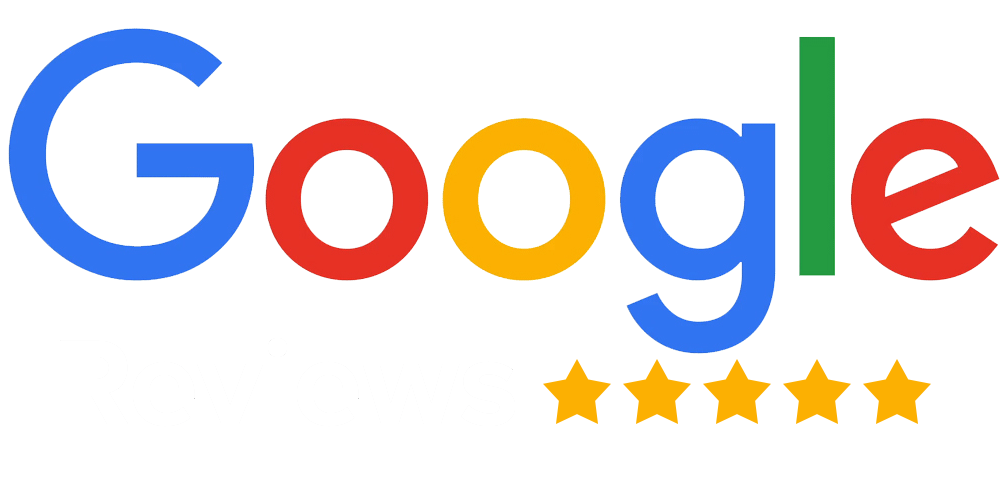 Google Search logo with colorful letters and magnifying glass icon.
