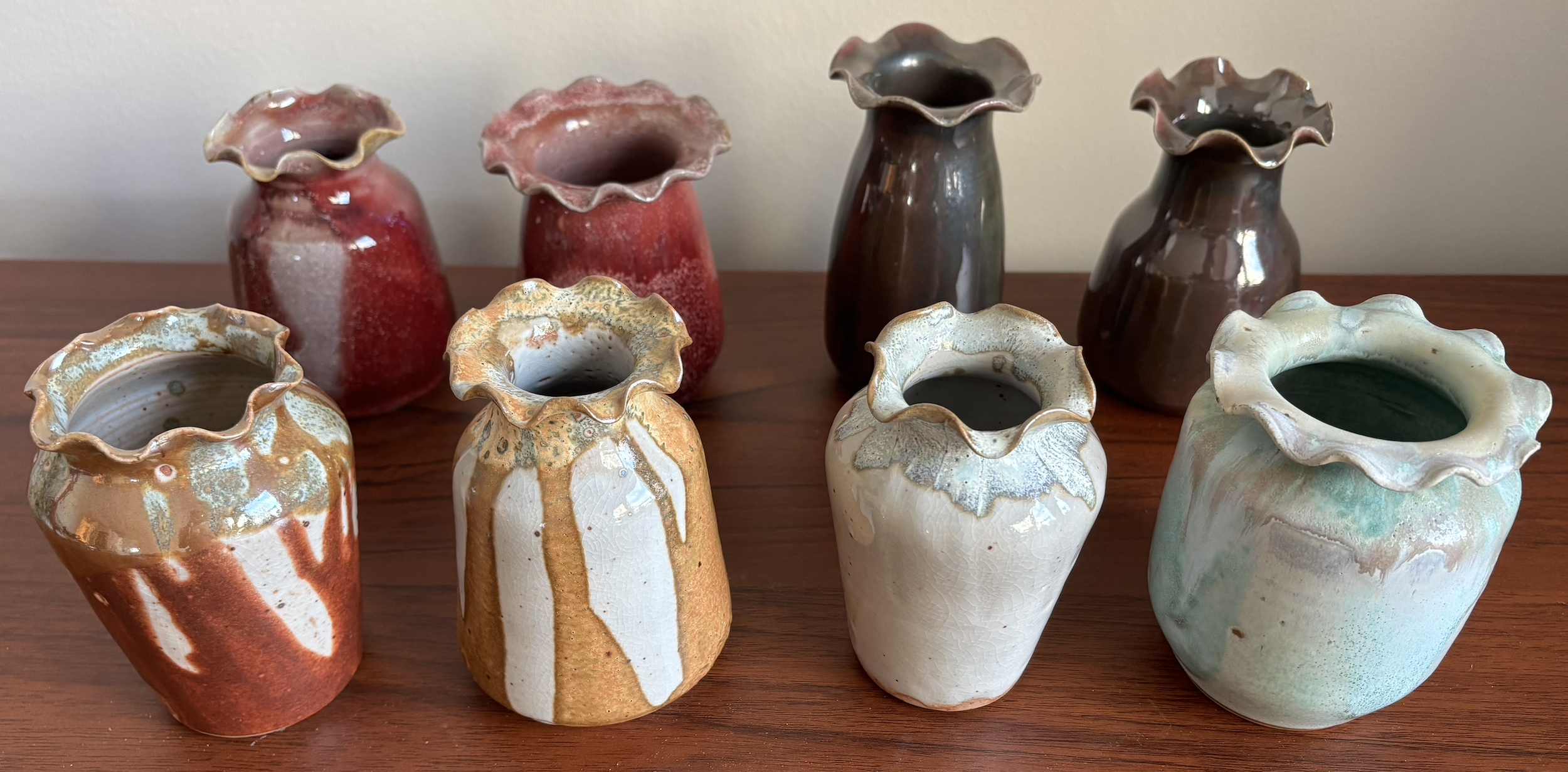 Ruffle Bud Vase