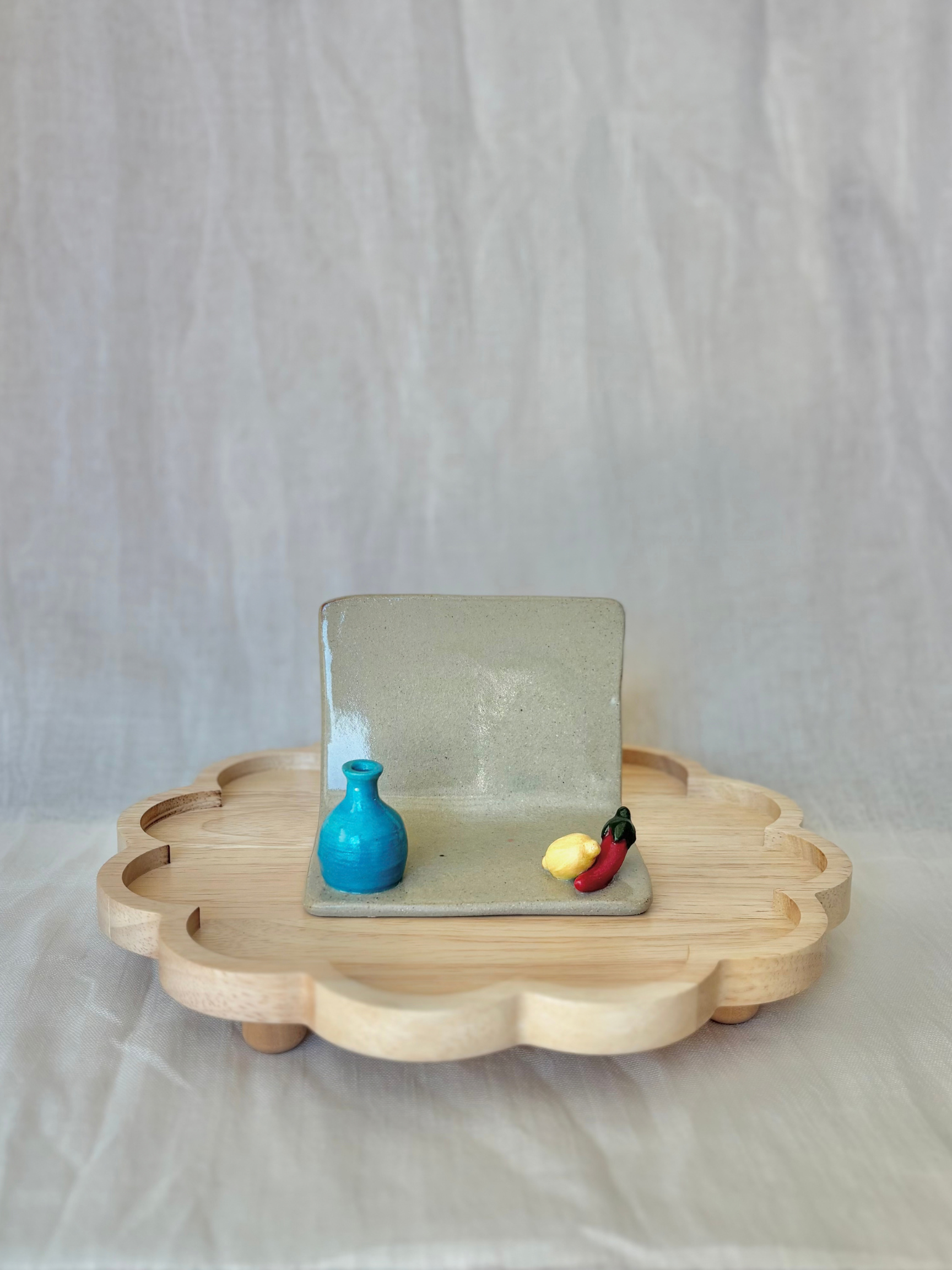 handmade-ceramic-business-card-holder-blue-vase-brown-stoneware.png
